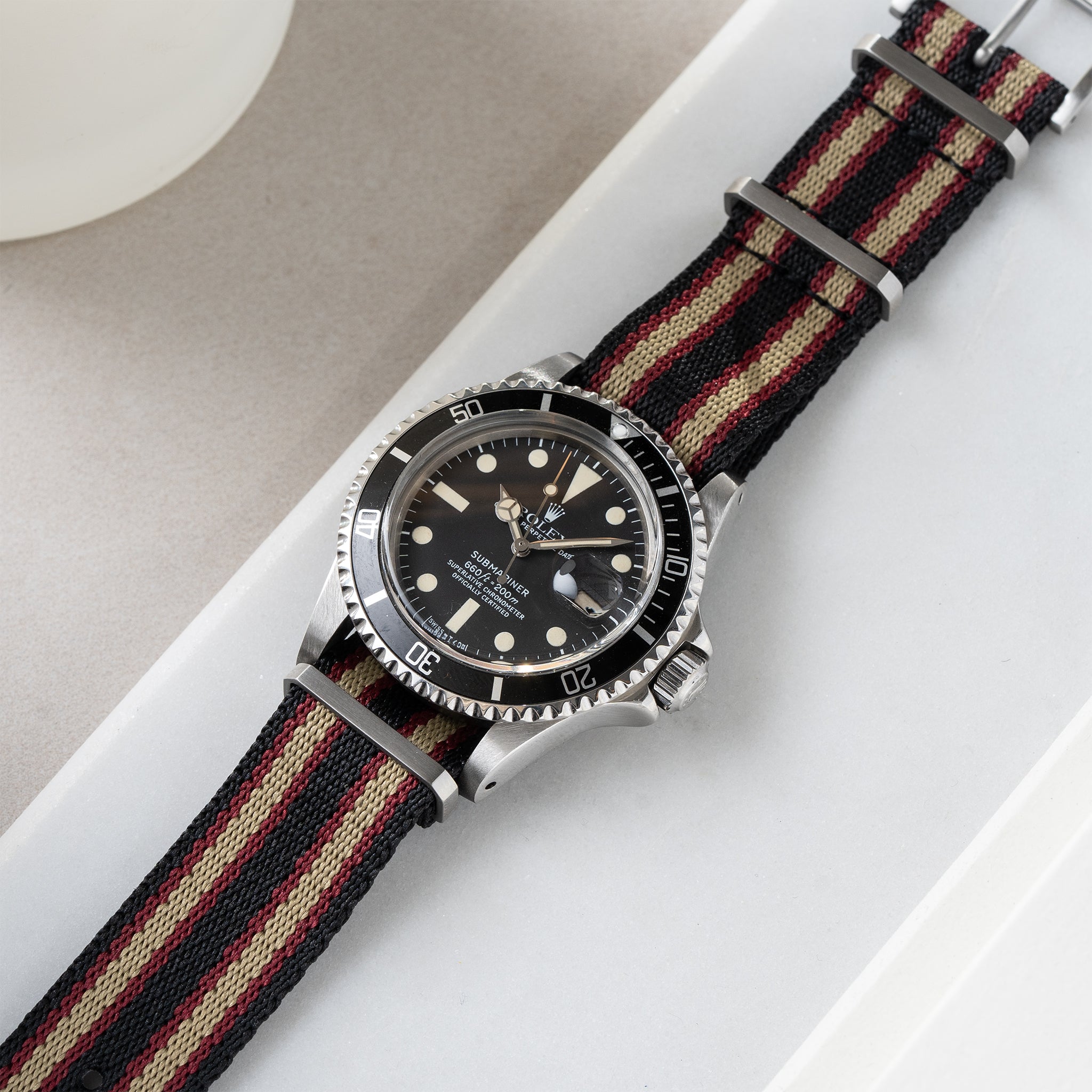 Horlogeband voor Rolex Submariner 5513 & 1680 - Single Pass 007 Vintage Edition