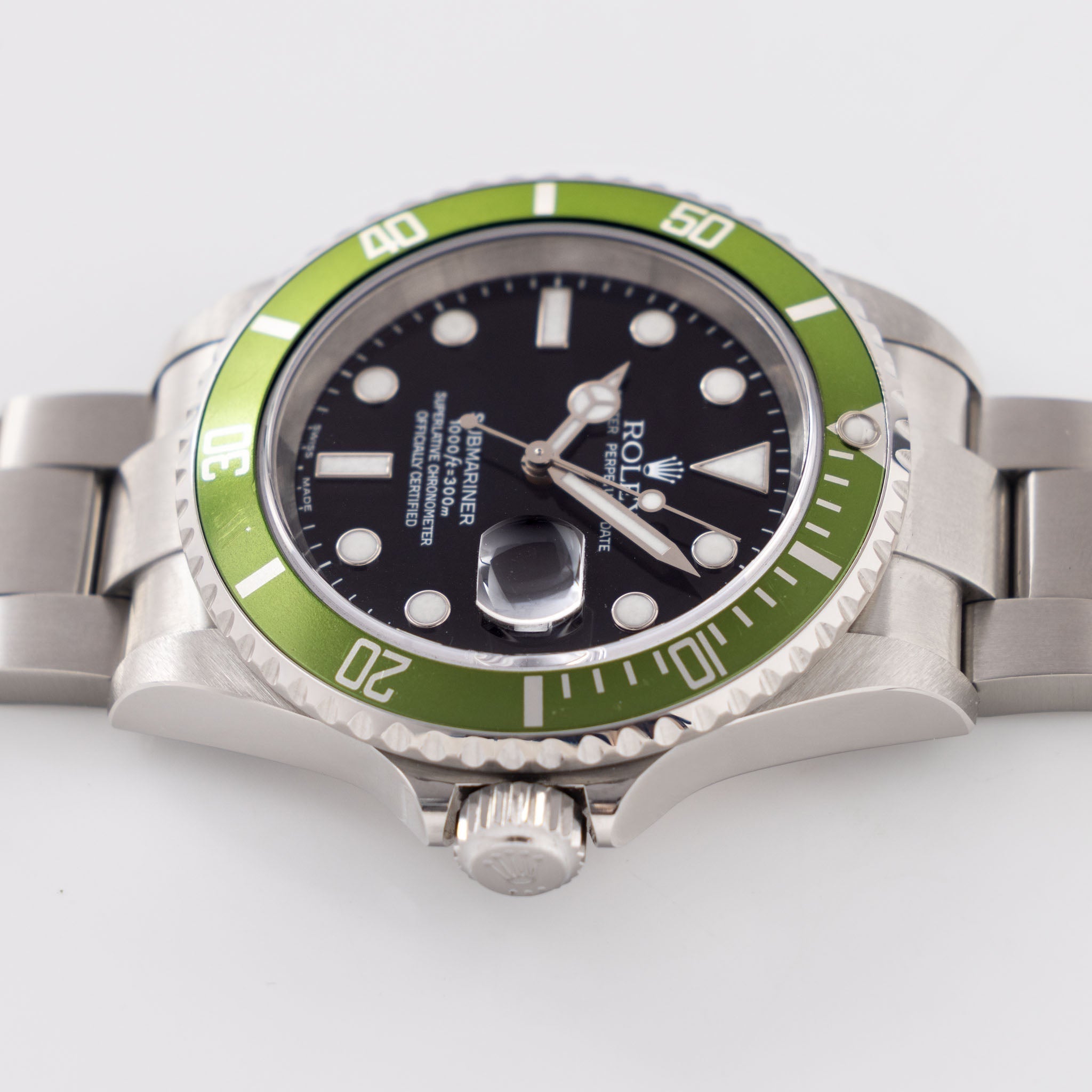 Rolex 16610 LV “Kermit” Flat 4 Box and Paper Set