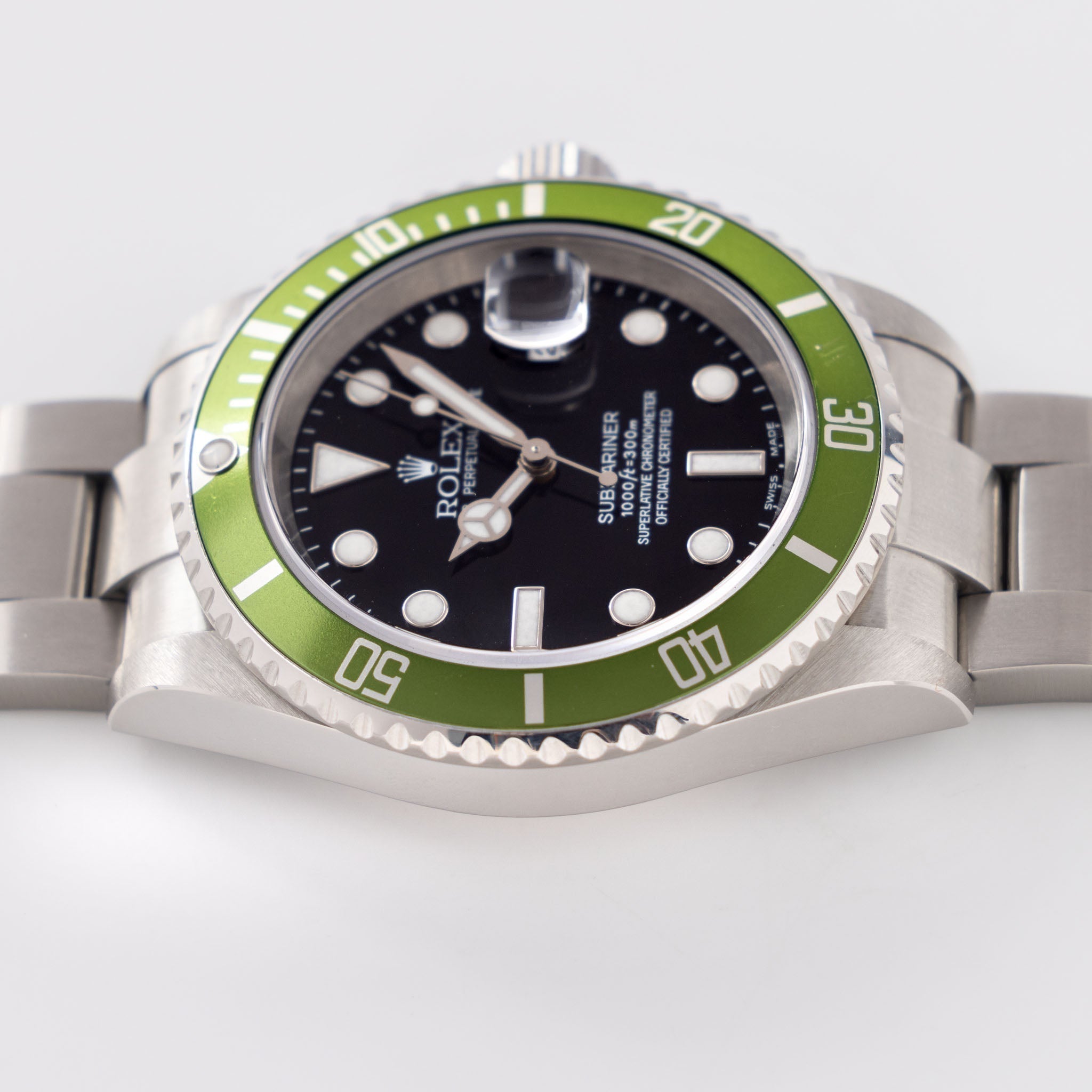 Rolex 16610 LV “Kermit” Flat 4 Box and Paper Set