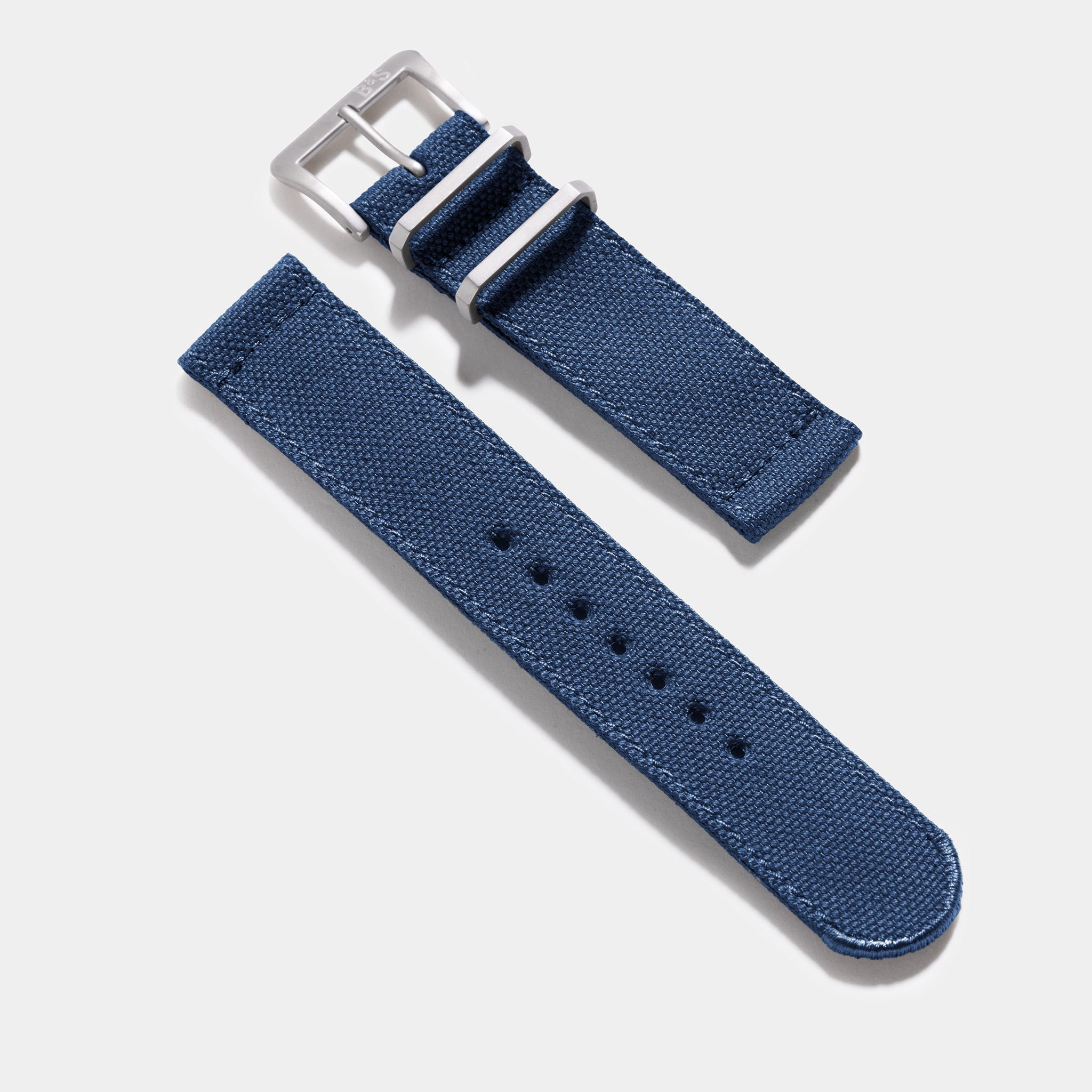 Safari Navy Canvas Horlogeband