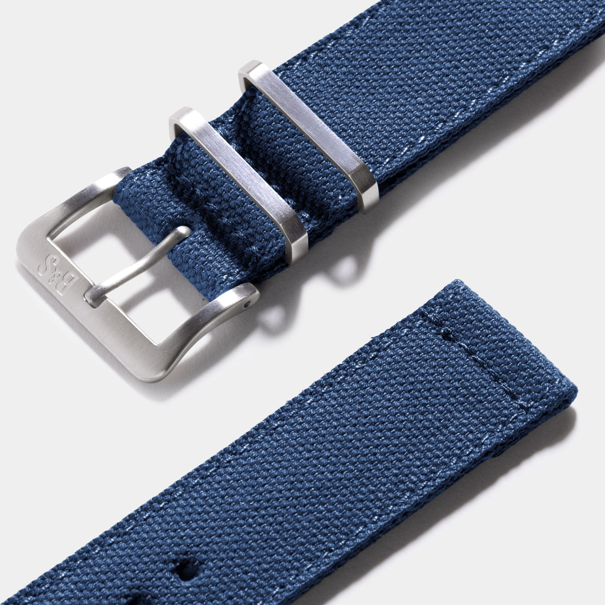 Safari Navy Canvas Horlogeband