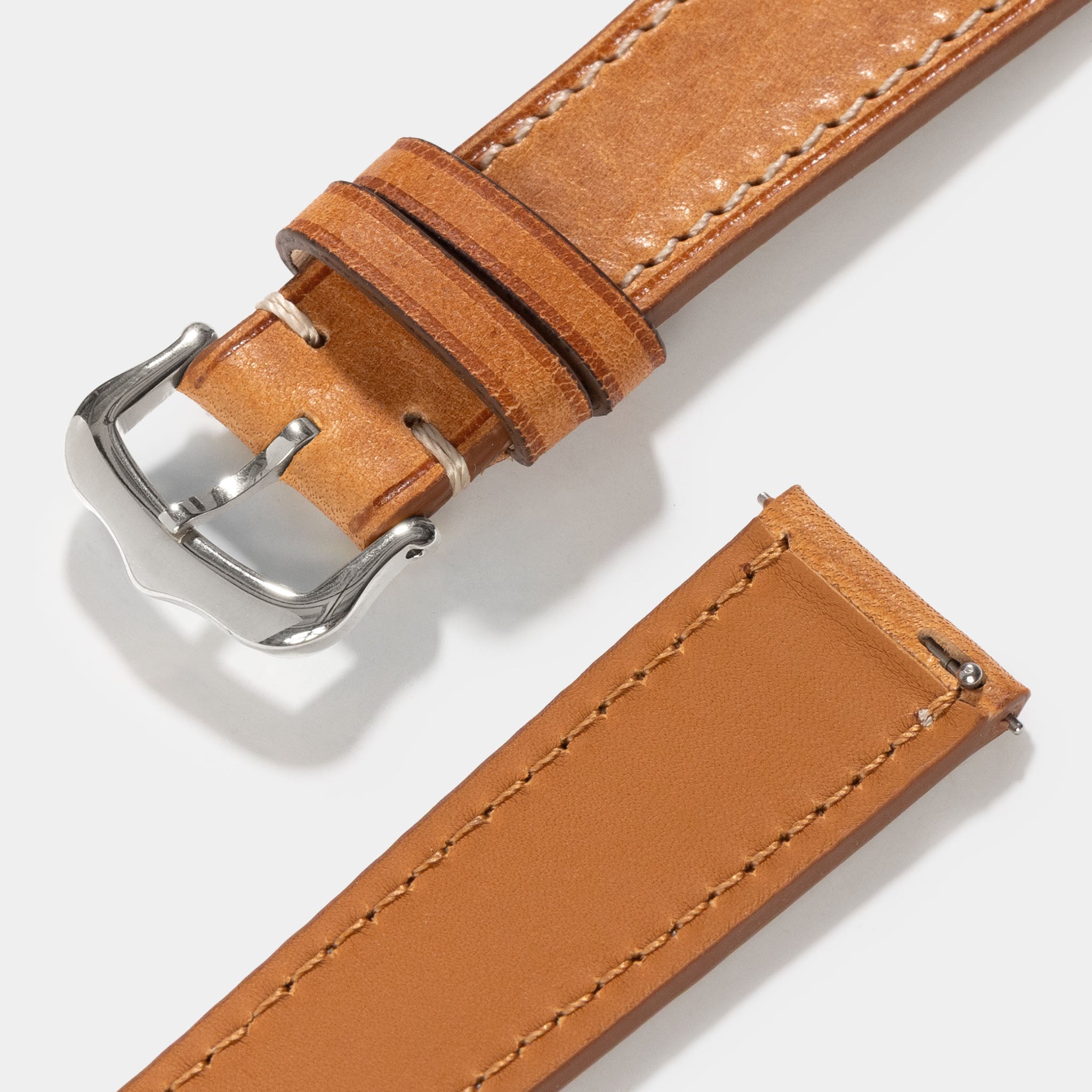 Horlogeband voor Cartier Tank Must (2021-2024) - The Durham Cognac