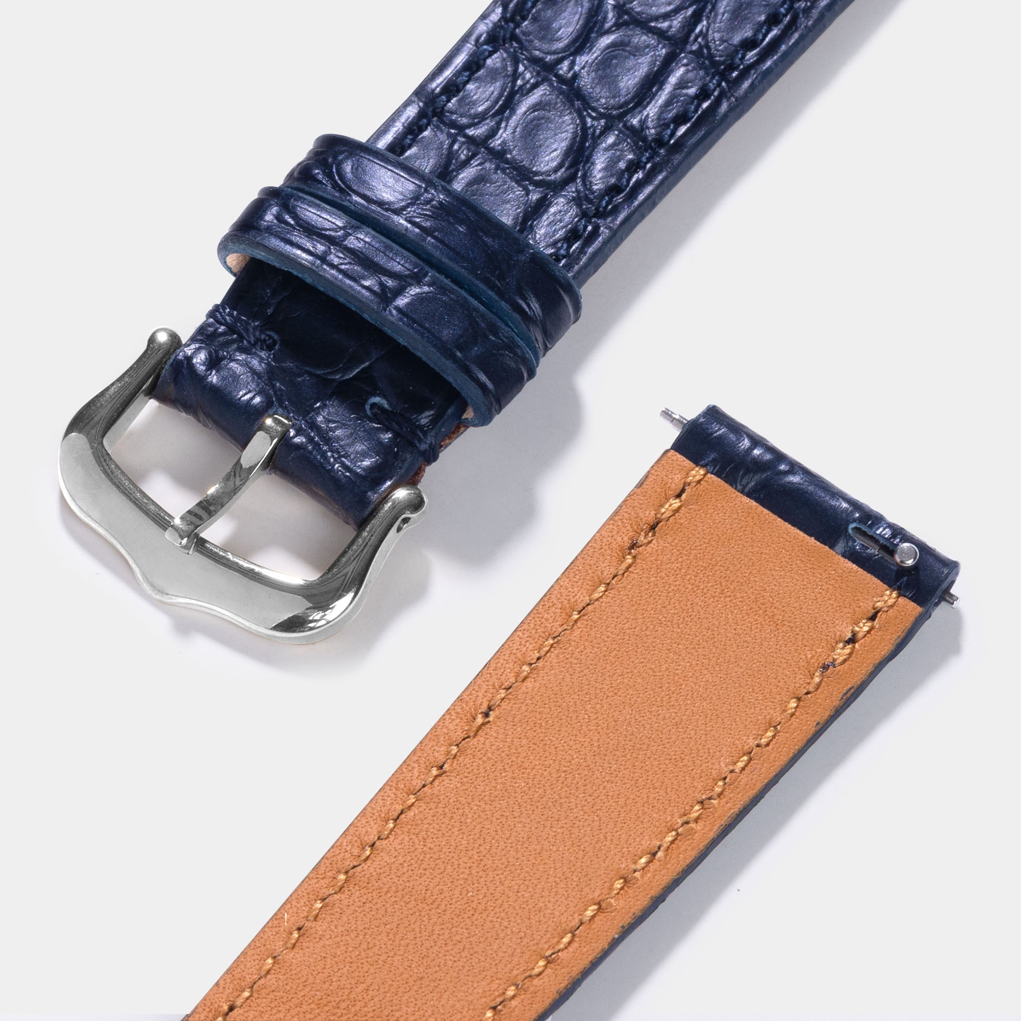 Strap for Cartier Tank Must (2021-today) - Blue Alligator