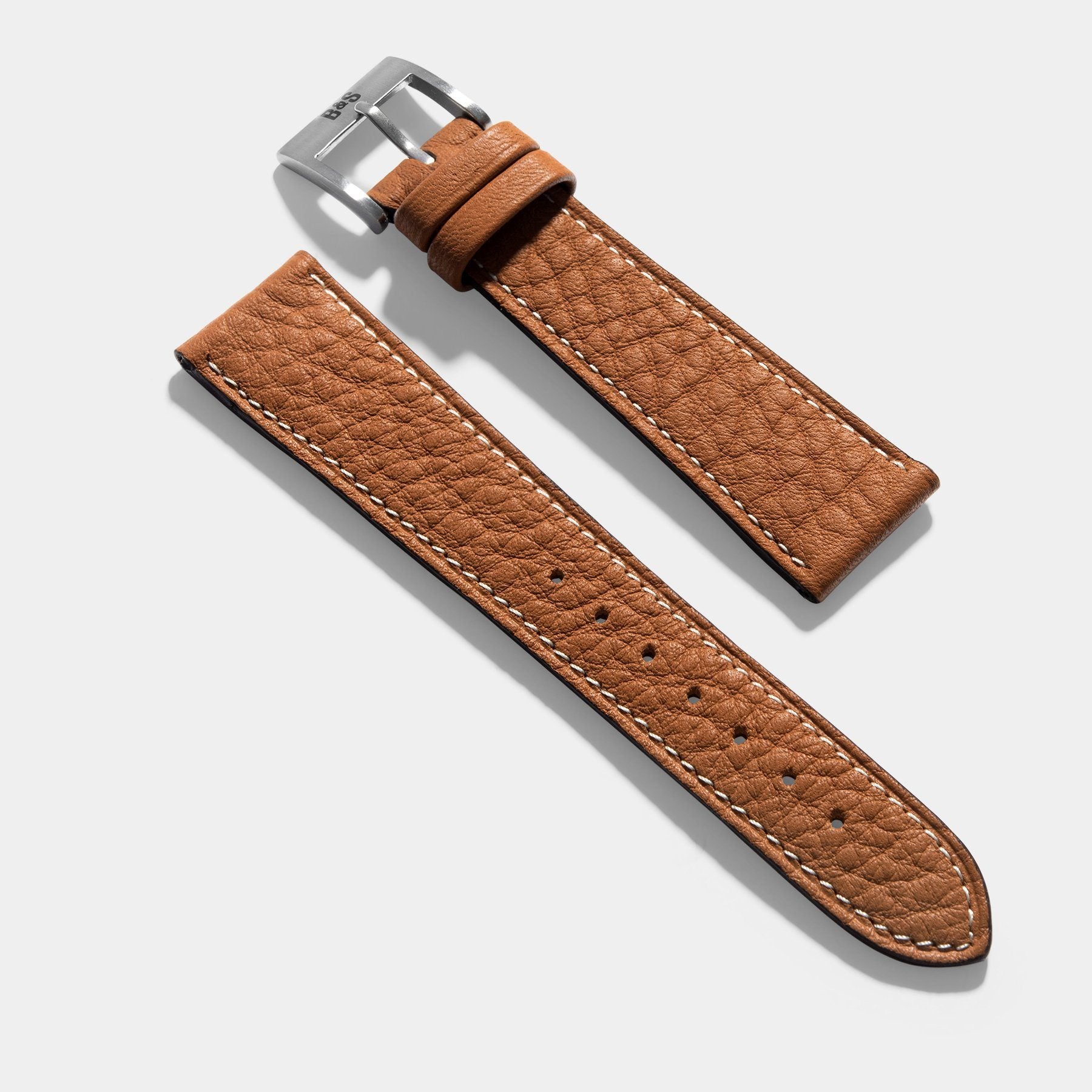 Taurillon Noisette Brown Leren Horlogeband