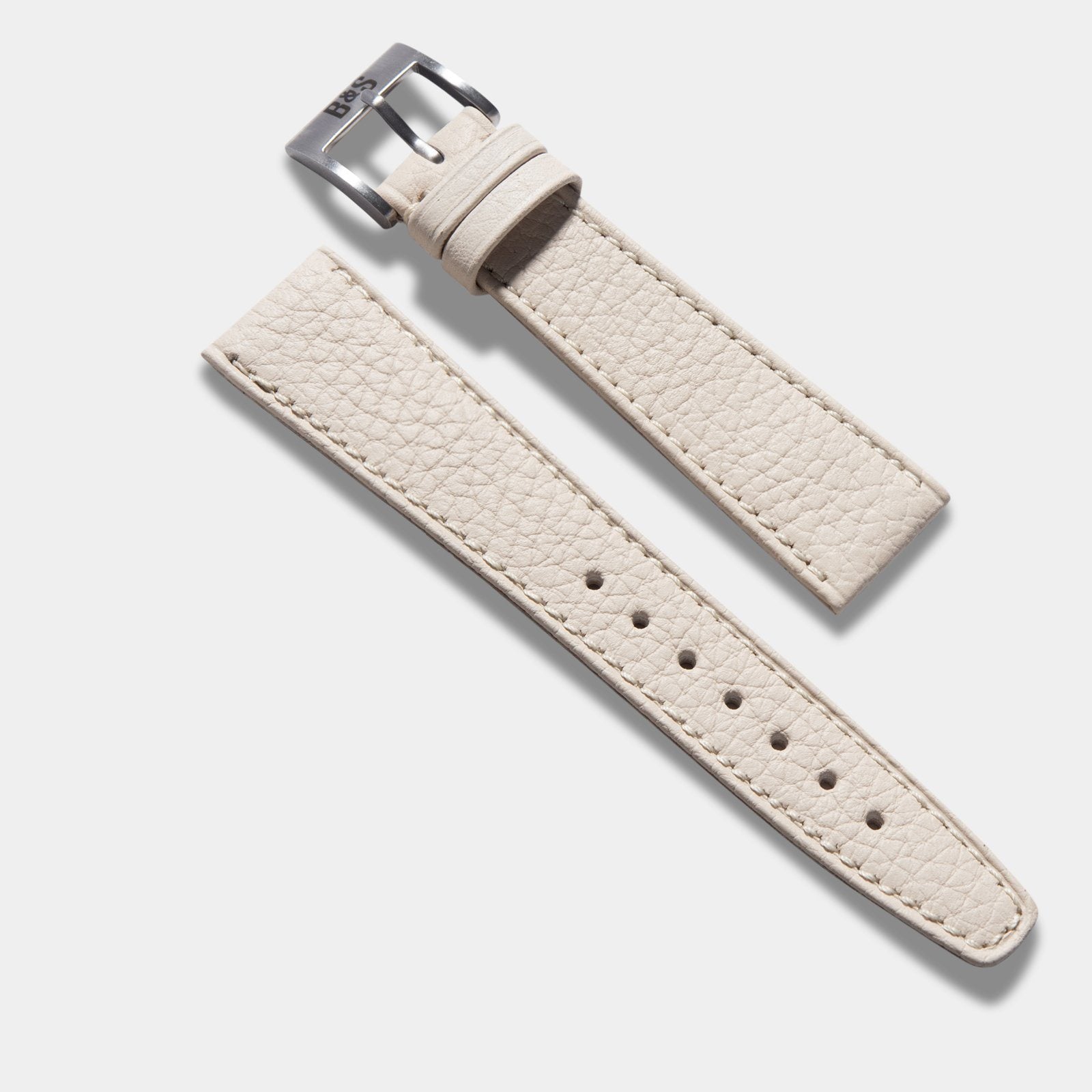 Taurillon Creme Speedy Leren Horlogeband