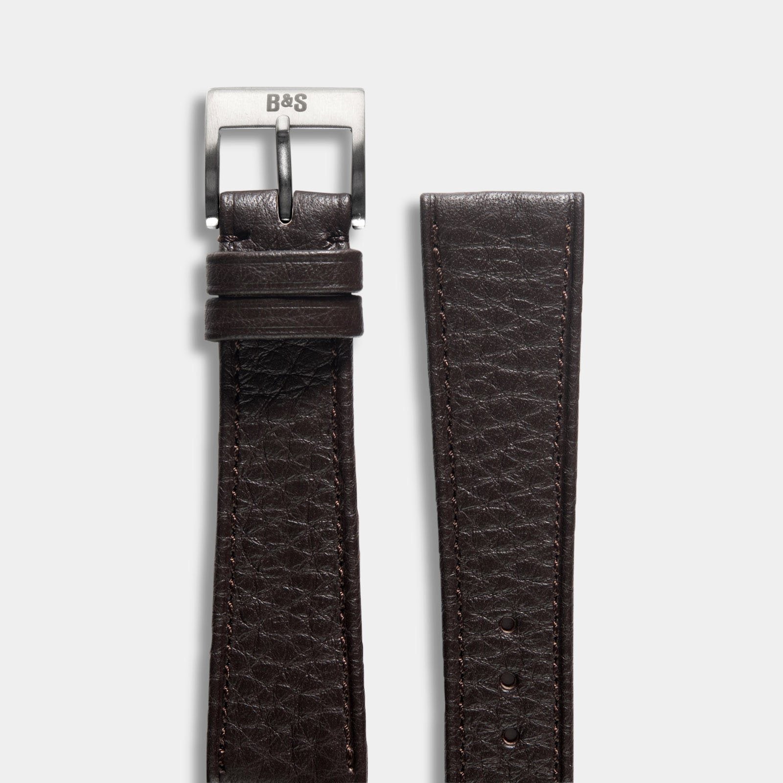 Taurillon Dark Brown Speedy Leren Horlogeband