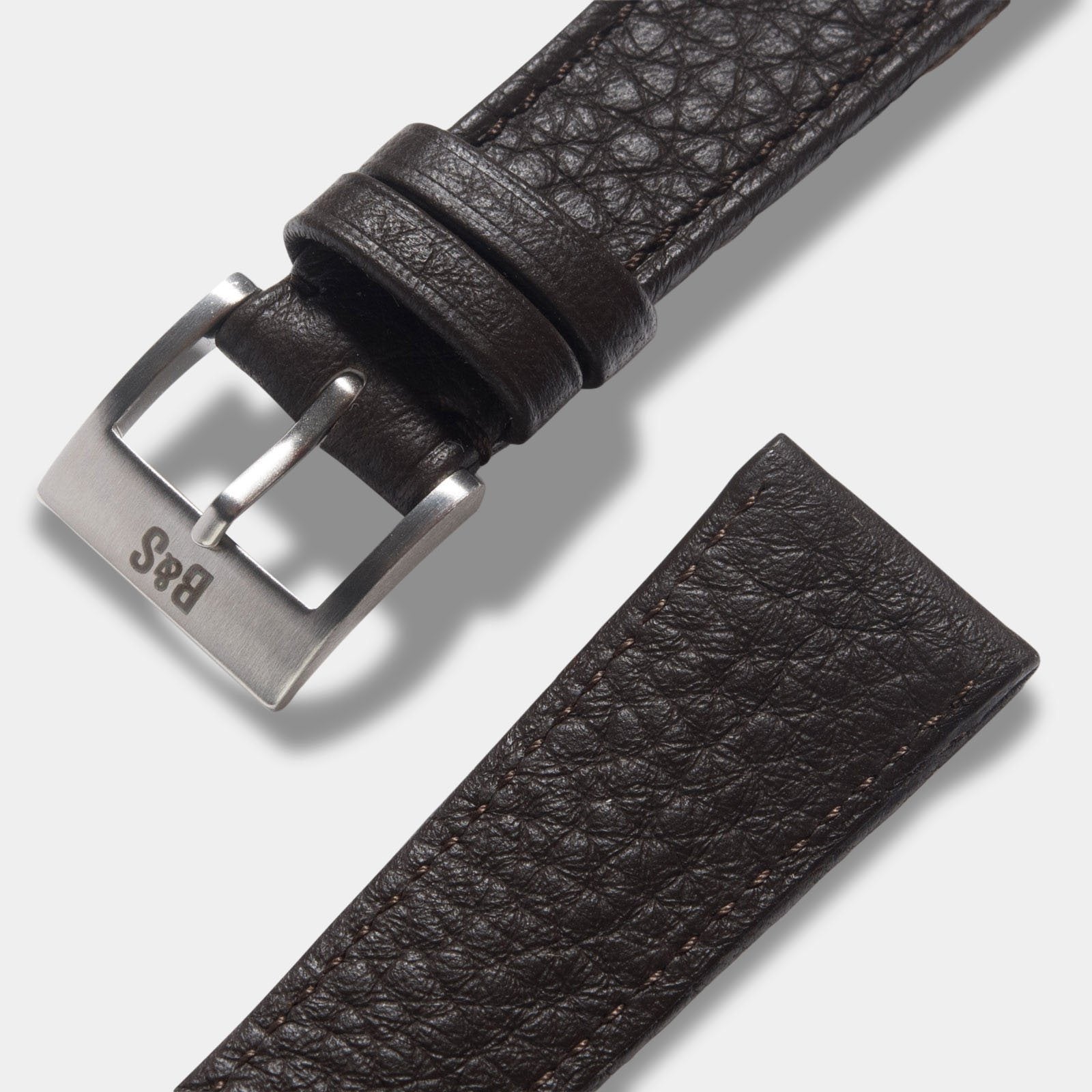 Taurillon Dark Brown Speedy Leren Horlogeband