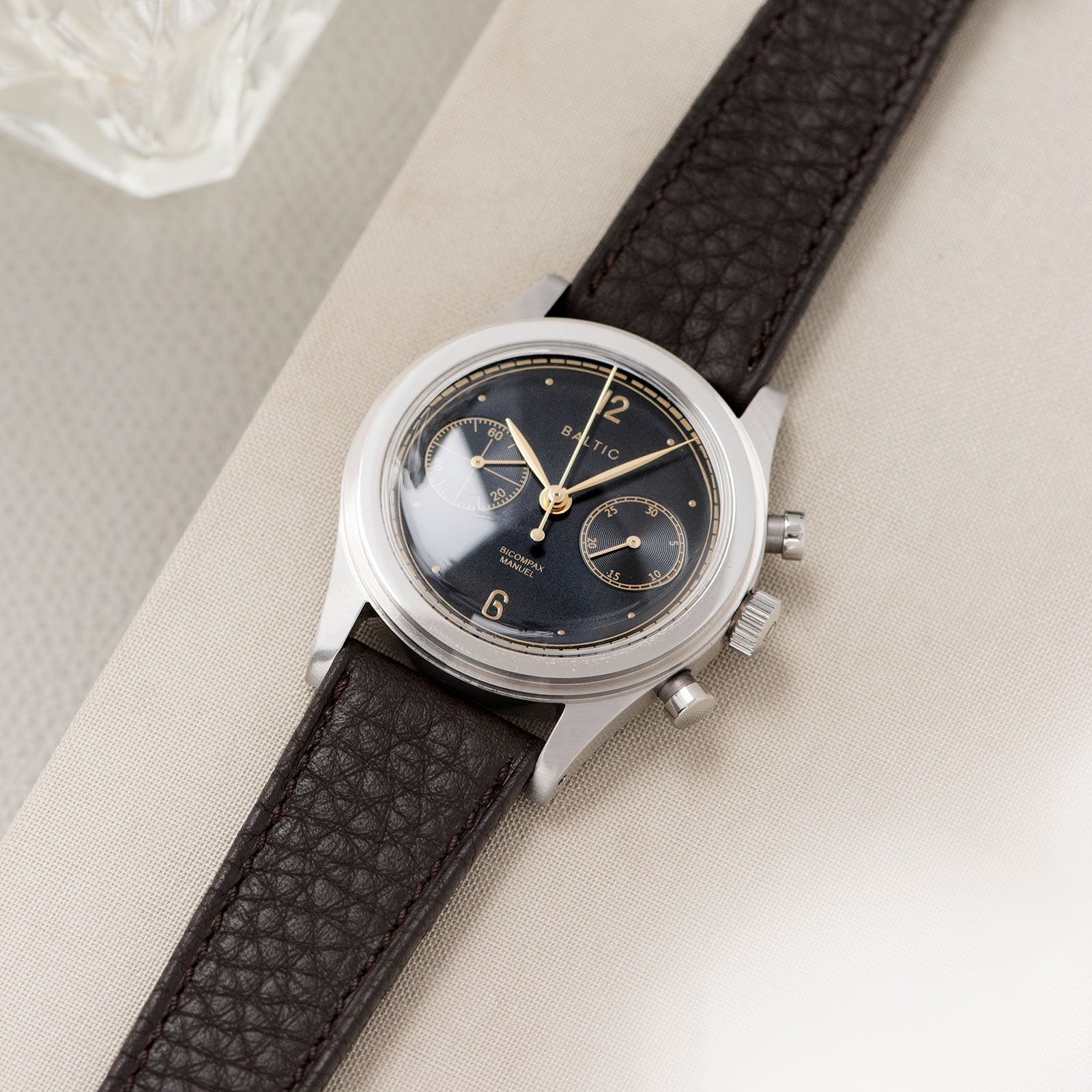 Taurillon Dark Brown Speedy Leren Horlogeband