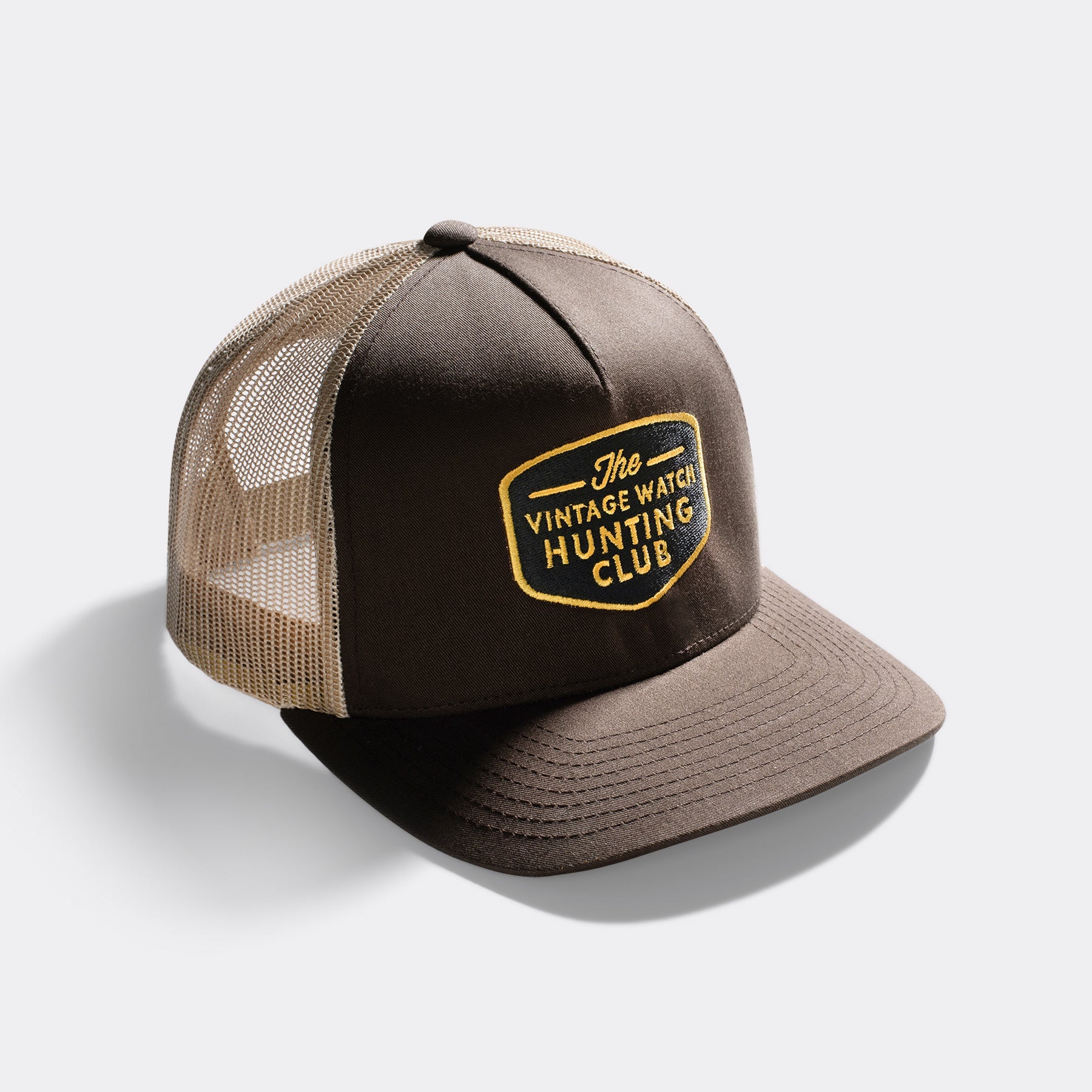 The Vintage Watch Hunting Club Brown Ballcap