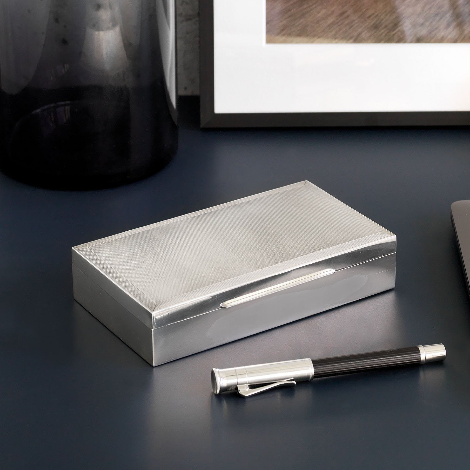 Vintage Large Sterling Silver Collectable Box