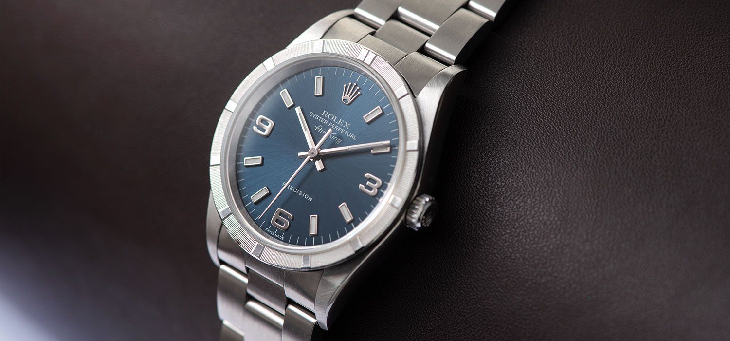 Rolex Air King Reference 14010 Blue Explorer Dial