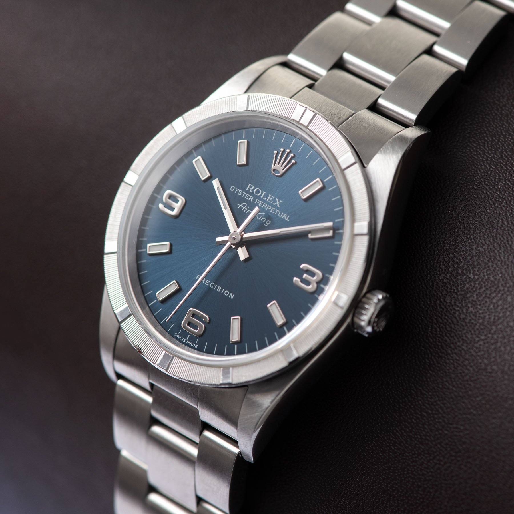 Rolex Air King Reference 14010 Blue Explorer Dial