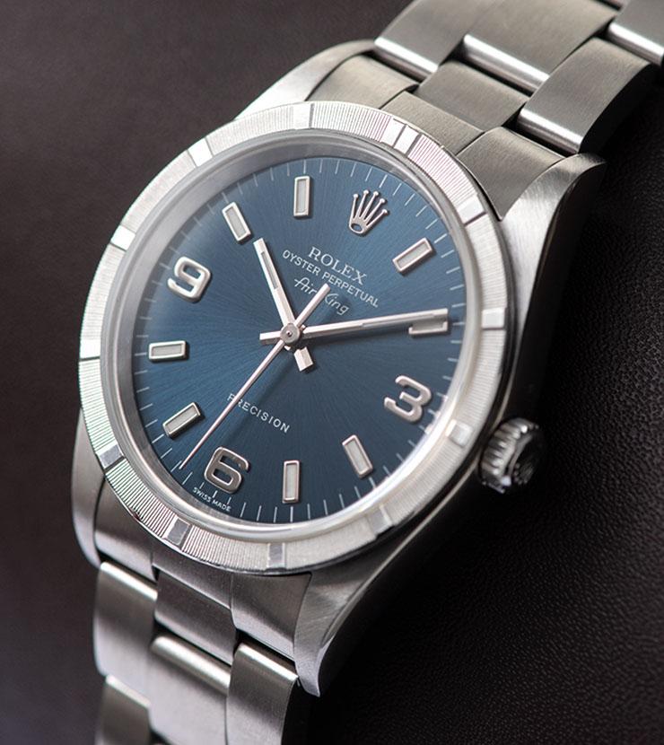 Rolex Air King Reference 14010 Blue Explorer Dial