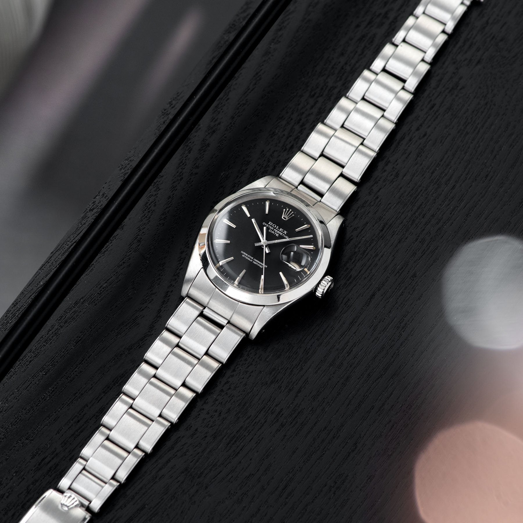 Rolex Date Reference 1500 Grey Dial