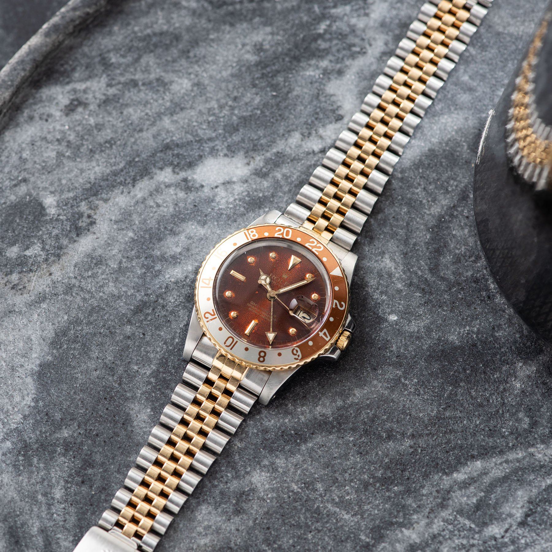 Rolex 16753 Nipple Dial Rootbeer GMT-Master