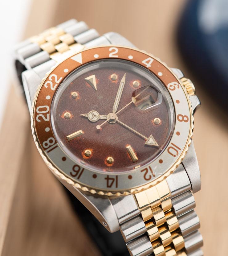 Rolex 16753 Nipple Dial Rootbeer GMT-Master