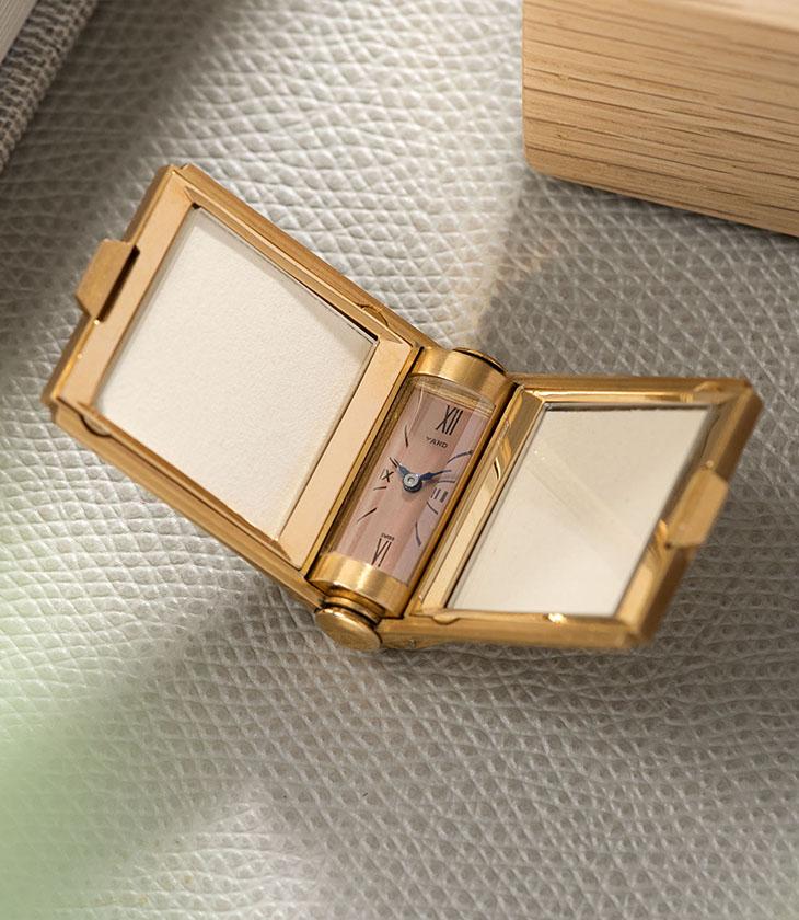 Yard 18kt Rose Gold Folding Pocket Watch