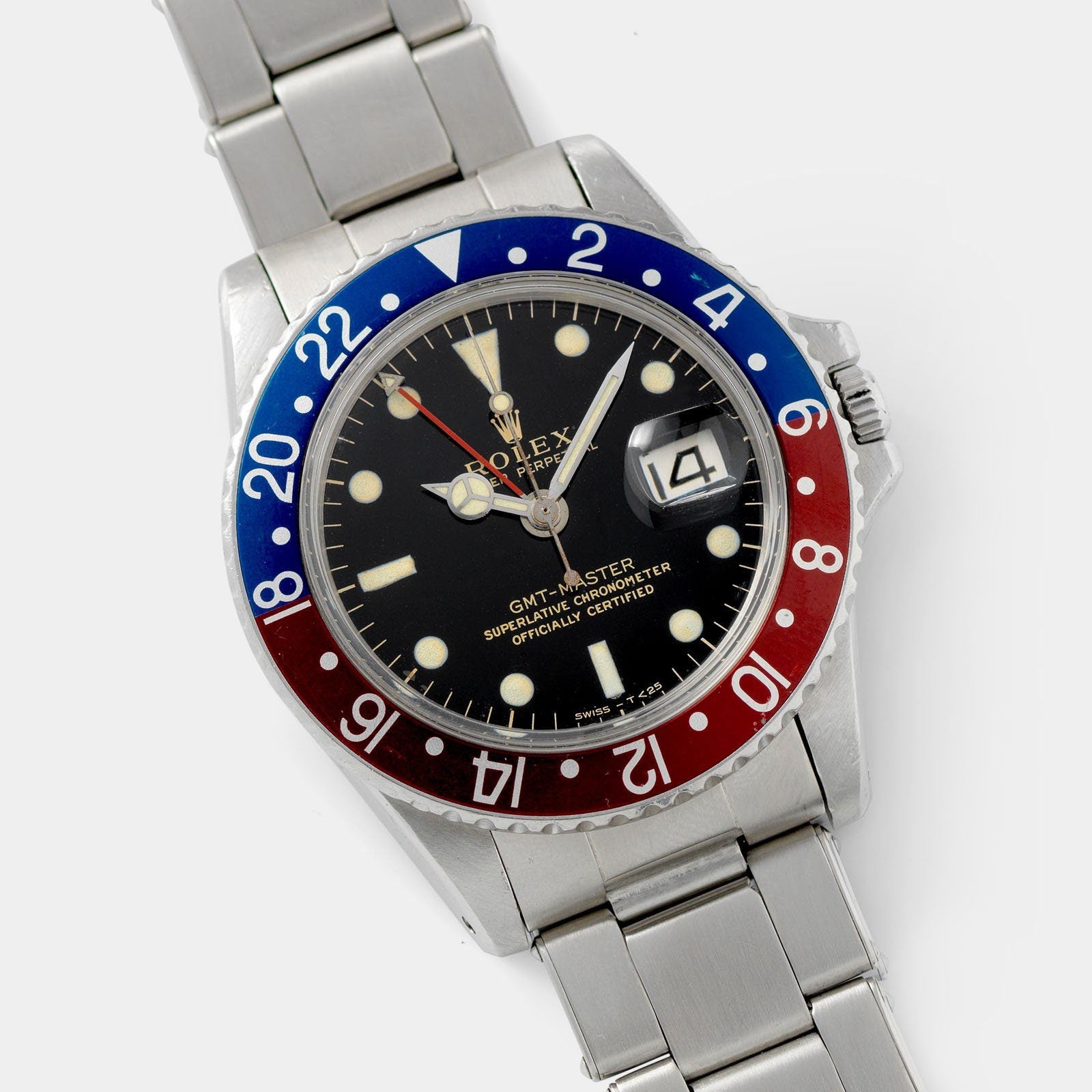 Rolex 1675 Gilt Dial GMT Master Small Hand