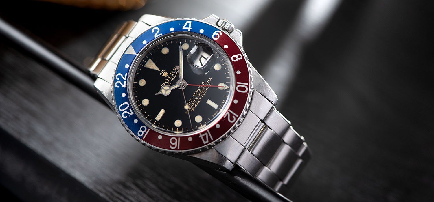 Rolex 1675 Gilt Dial GMT Master Small Hand