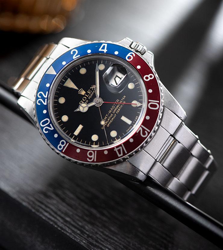 Rolex 1675 Gilt Dial GMT Master Small Hand