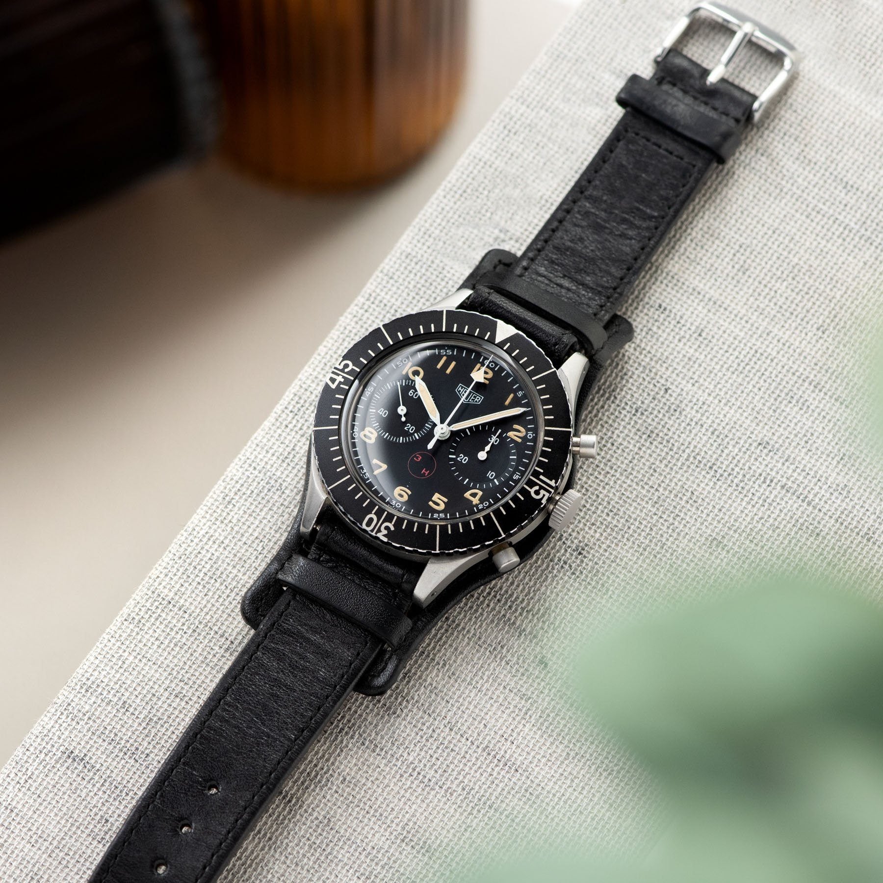 Heuer Chronograph German Issued Flyback 1550SG