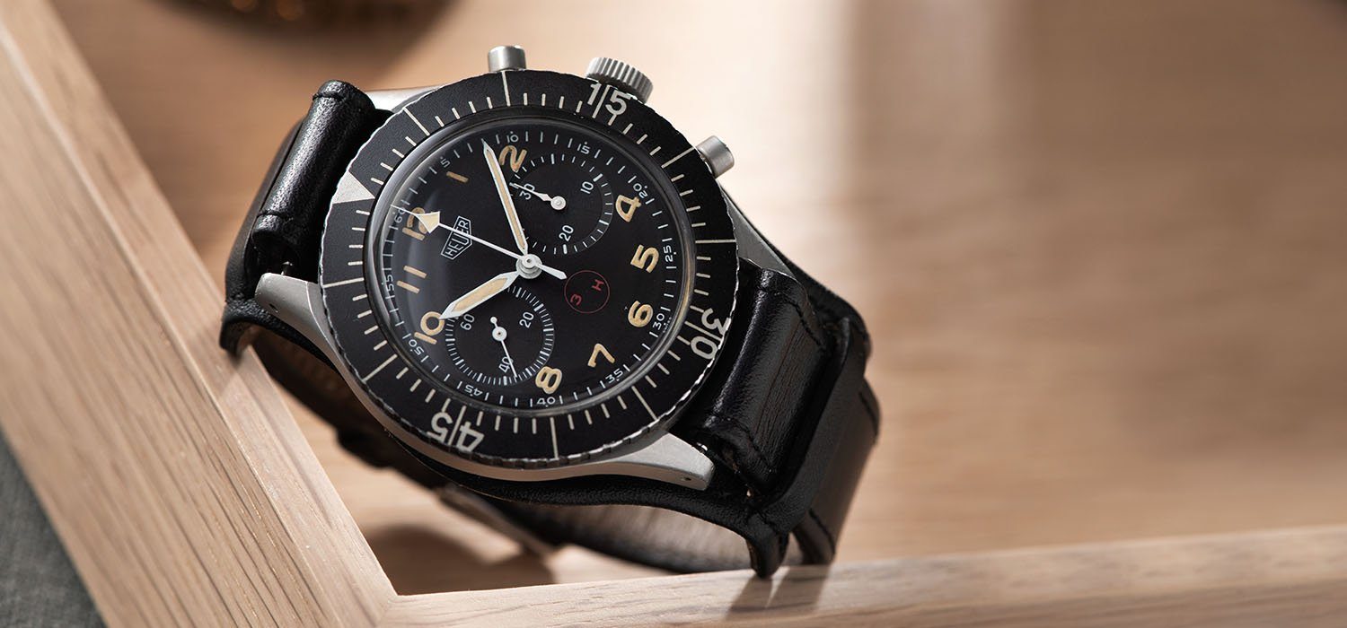 Heuer Chronograph German Issued Flyback 1550SG