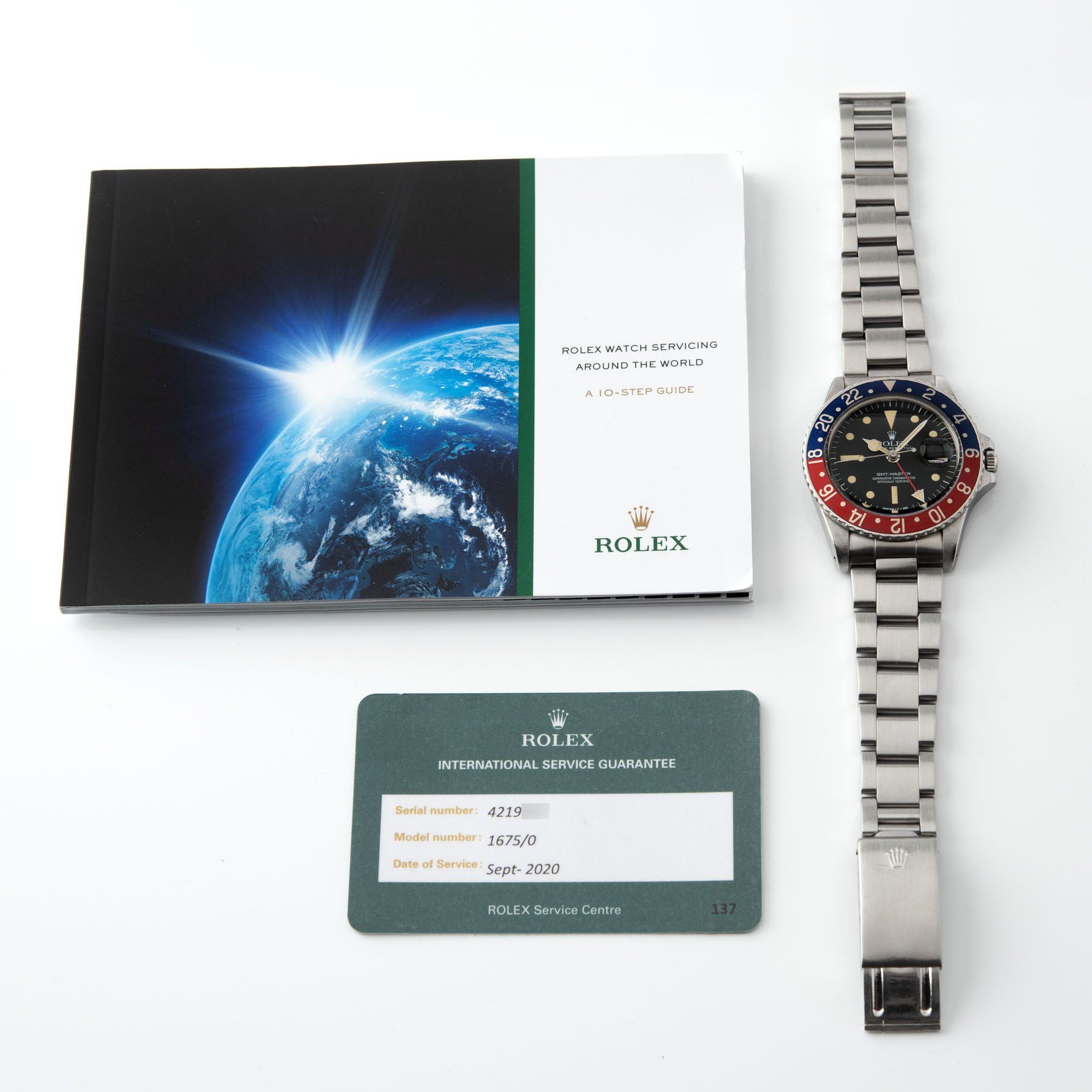 Rolex 1675 Mk3 Radial Dial GMT Master