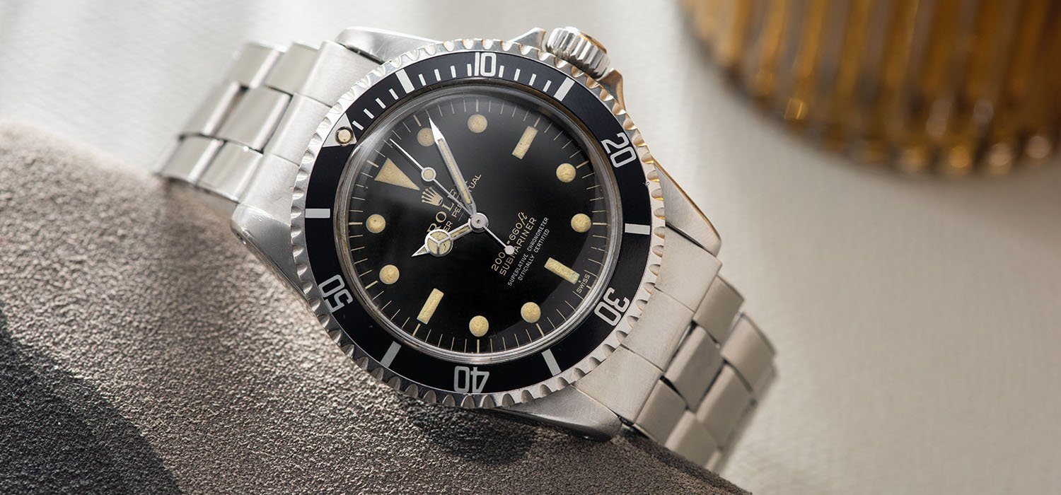 Rolex Submariner 5512 Gilt Four Line Underline Dial