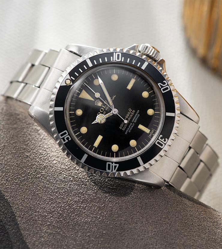 Rolex Submariner 5512 Gilt Four Line Underline Dial