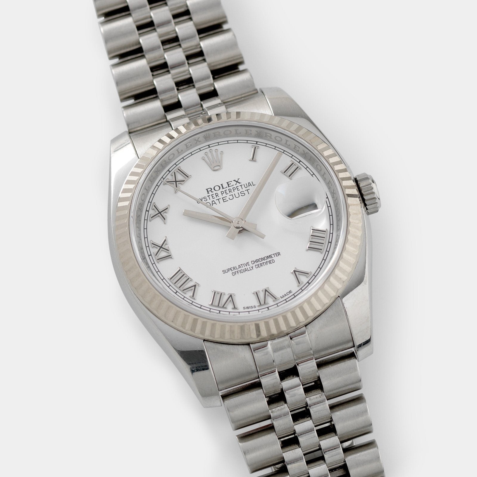 Rolex Datejust White Dial 116234 2014