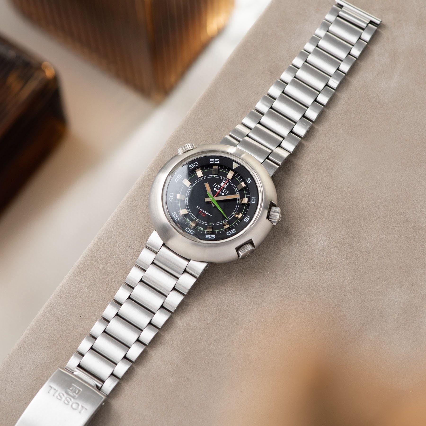 Tissot Sonorous Compressor Alarm Watch T12 4051