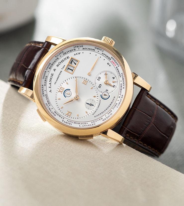 A. Lange & Söhne Lange 1 Time Zone Pink Gold
