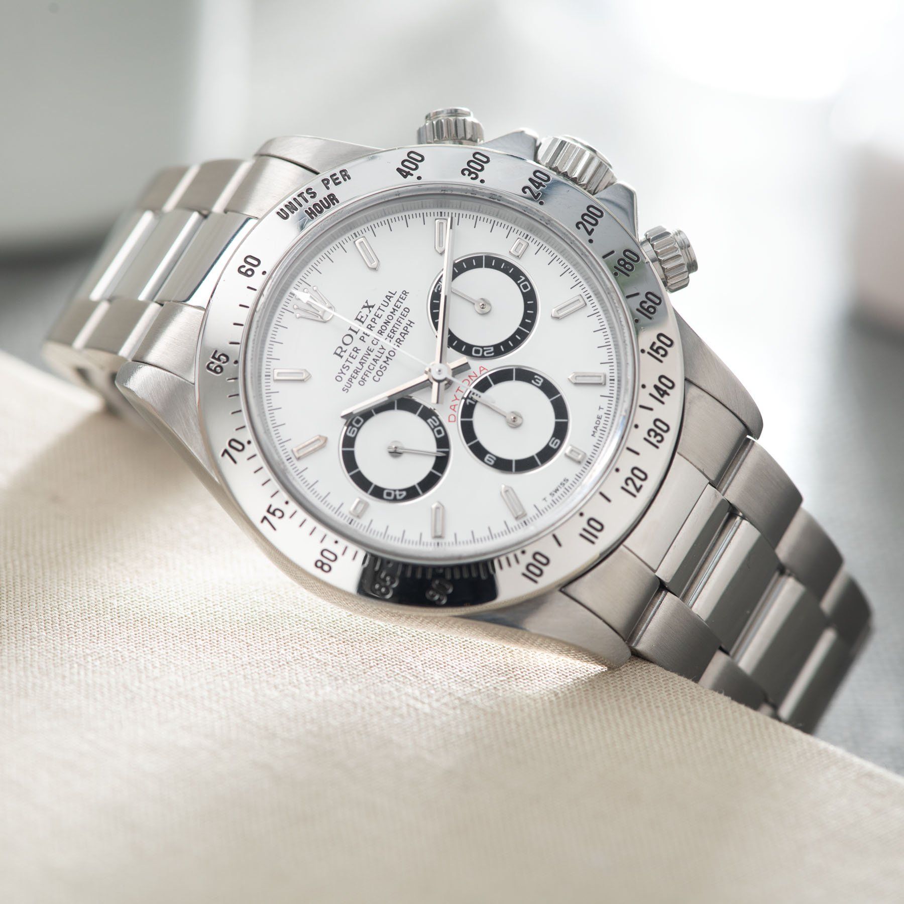 Rolex Daytona Steel 16520 White Dial T-Series
