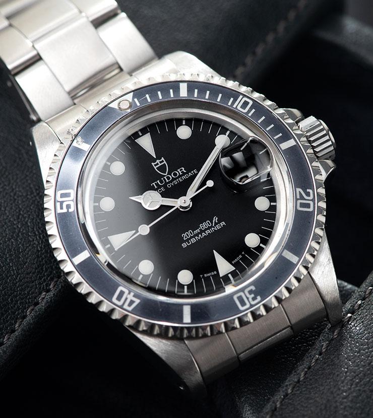 Tudor Submariner Date Black Dial Reference 79090