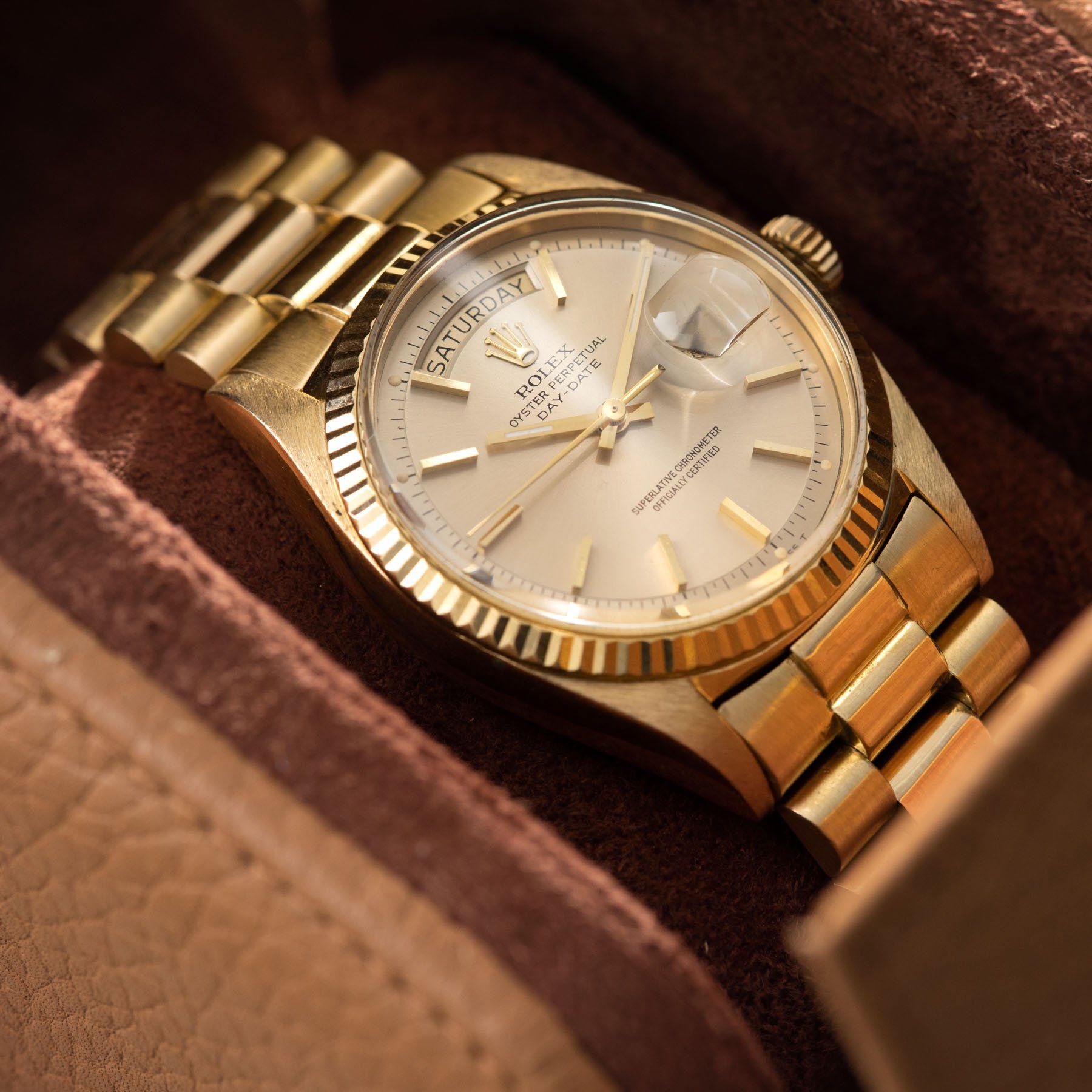 Rolex Day-Date Champagne Dial Yellow Gold 1803