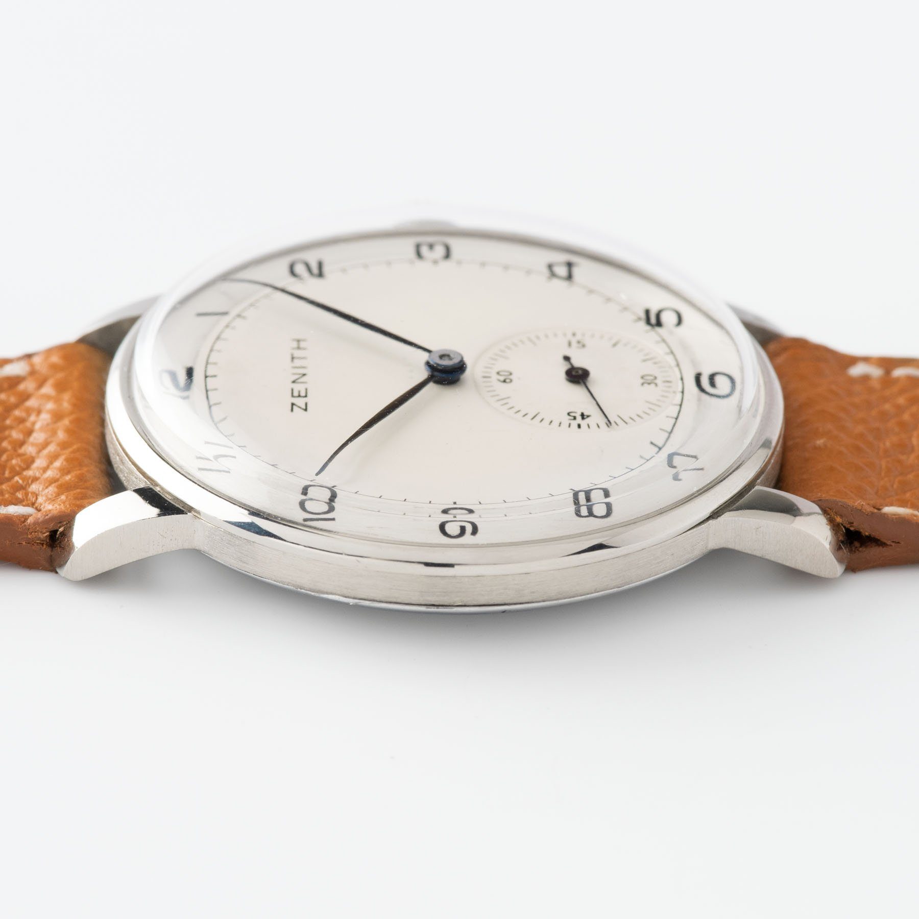 Zenith Oversize Dress Watch Two-Tone Dial 1940s