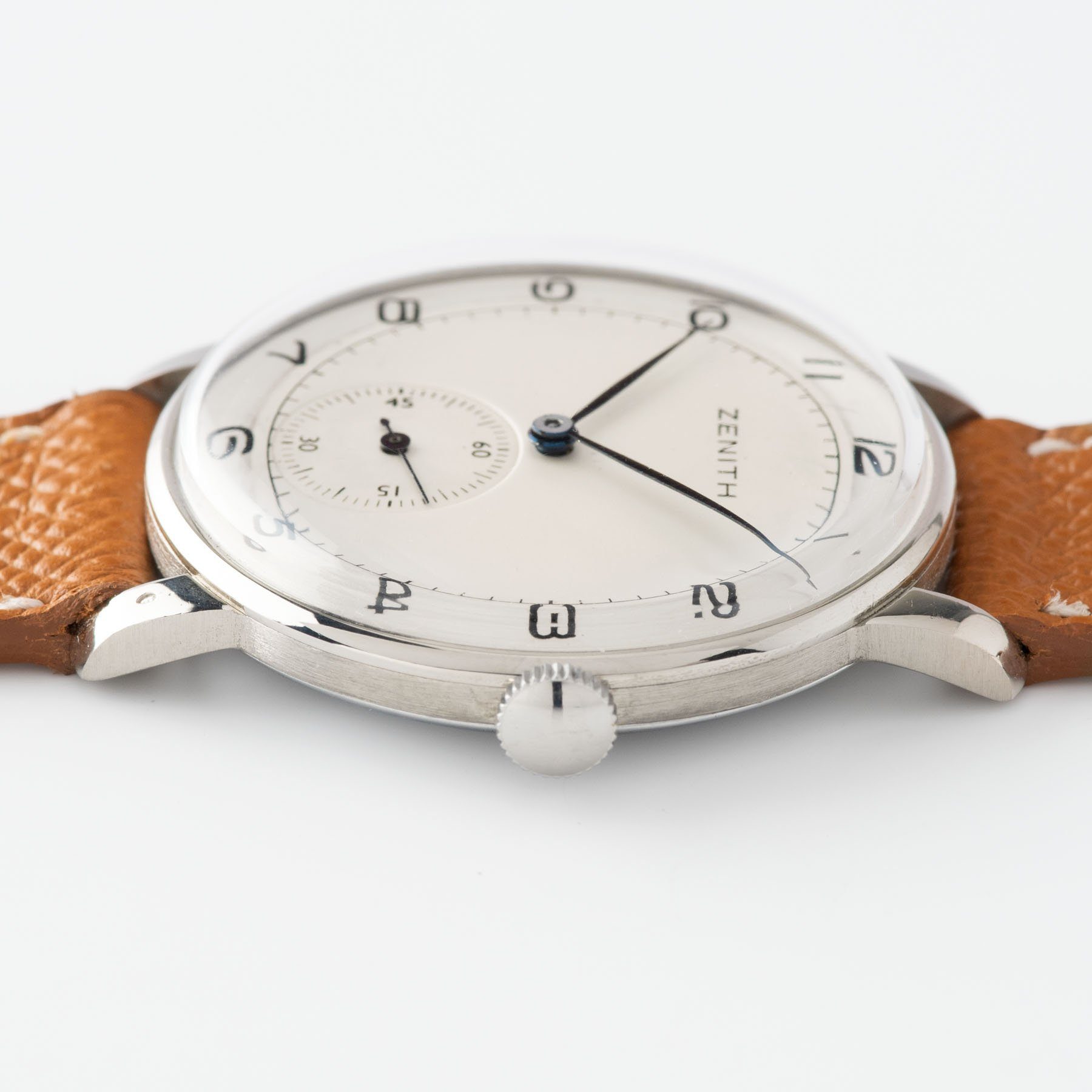 Zenith Oversize Dress Watch Two-Tone Dial 1940s