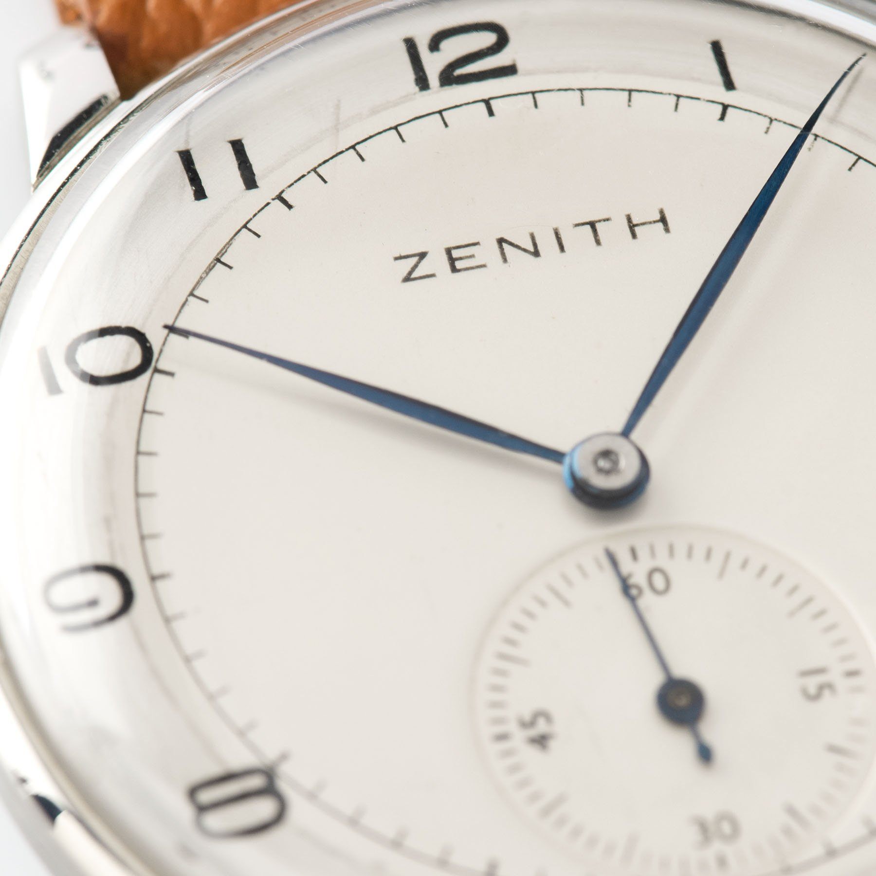Zenith Oversize Dress Watch Two-Tone Dial 1940s