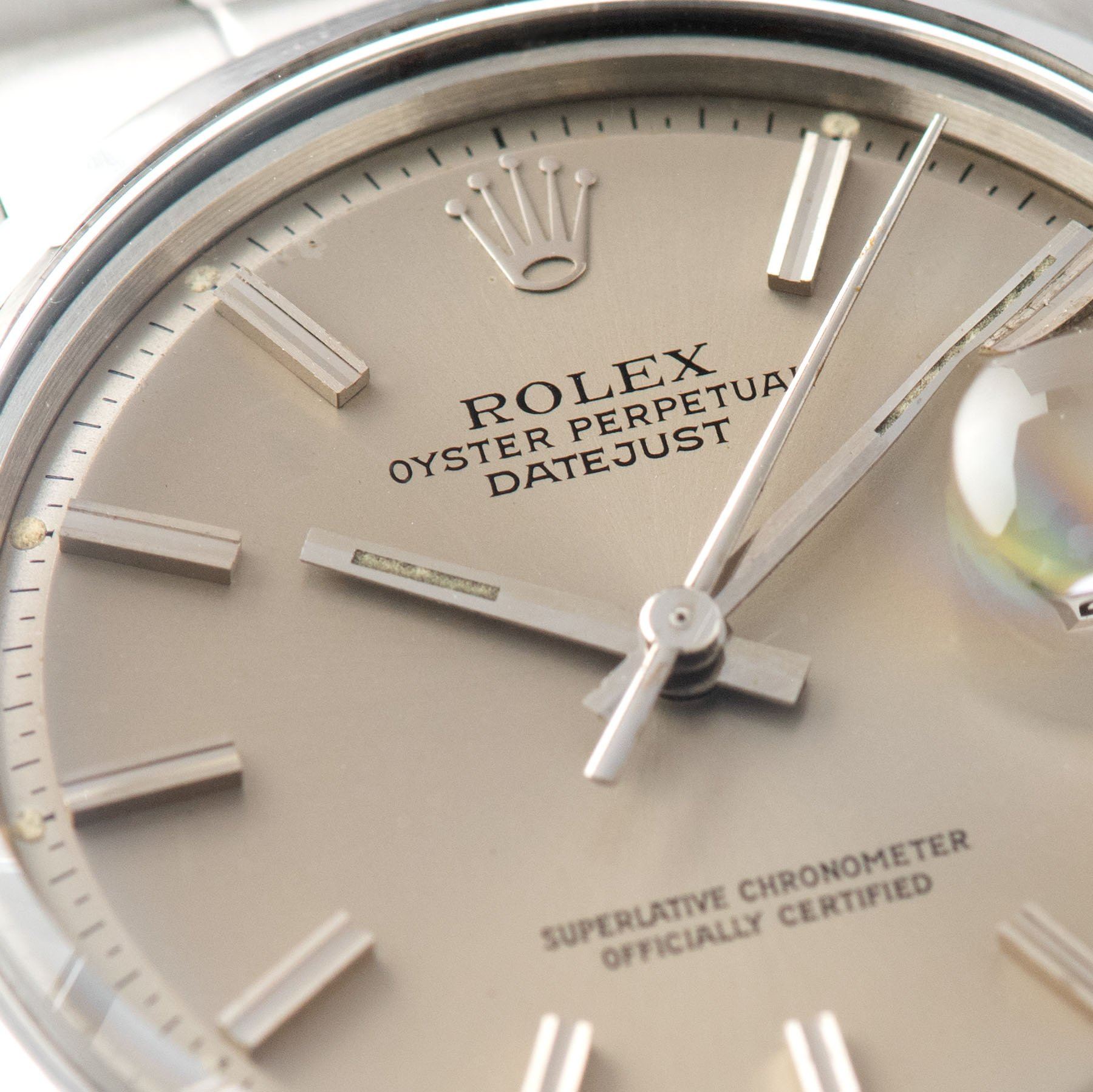 Rolex Datejust Taupe Dial Reference 1600