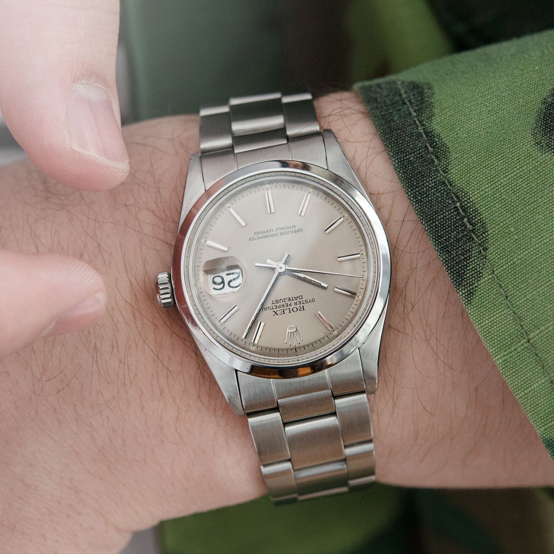 Rolex Datejust Taupe Dial Reference 1600