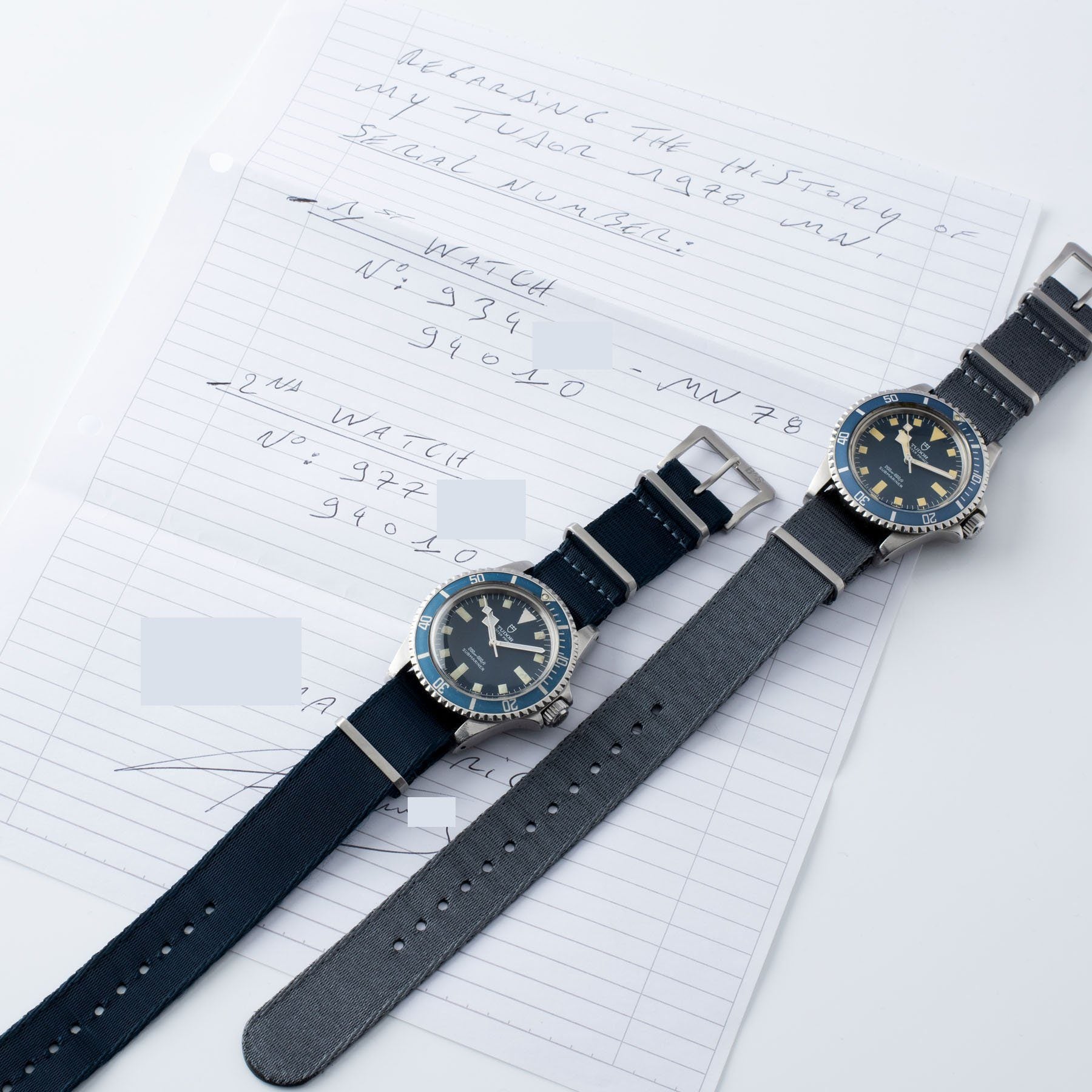 Tudor Marine Nationale MN78 Submariner 9401 with Papers