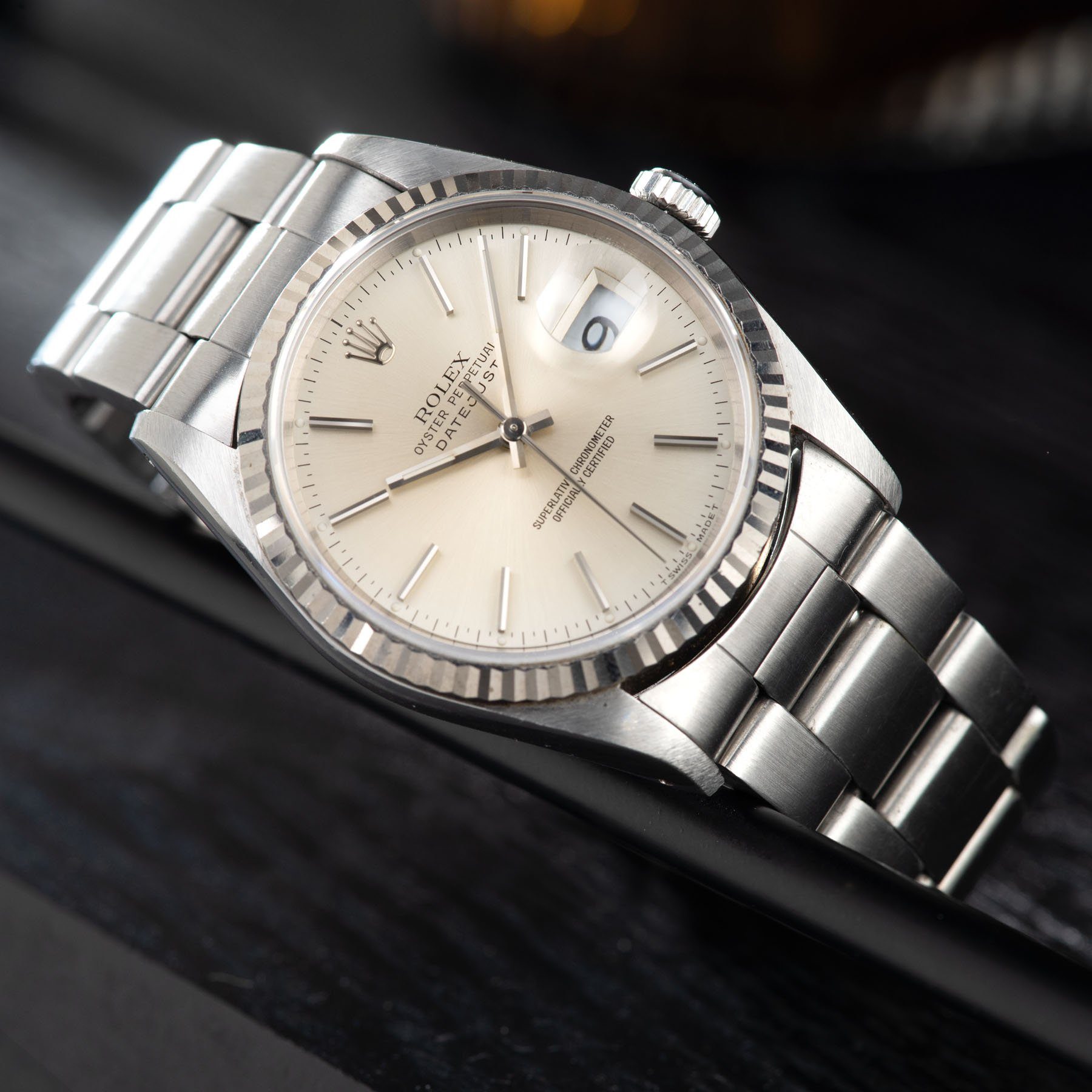 Rolex Datejust Silver Dial Reference 16234