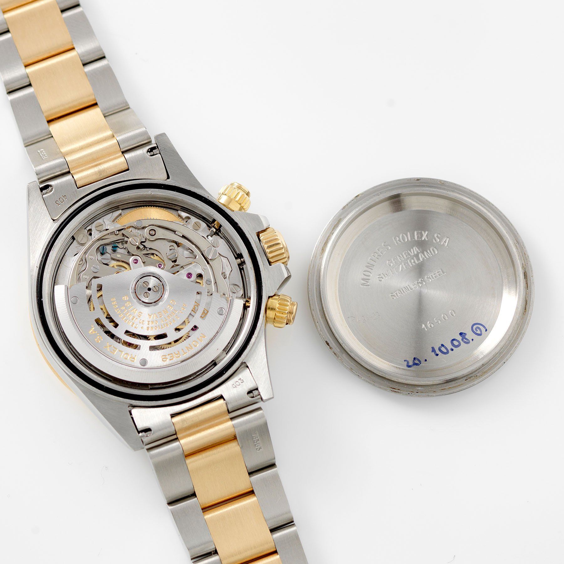 Rolex Daytona 16523 Champagne Four Line Dial with Papers