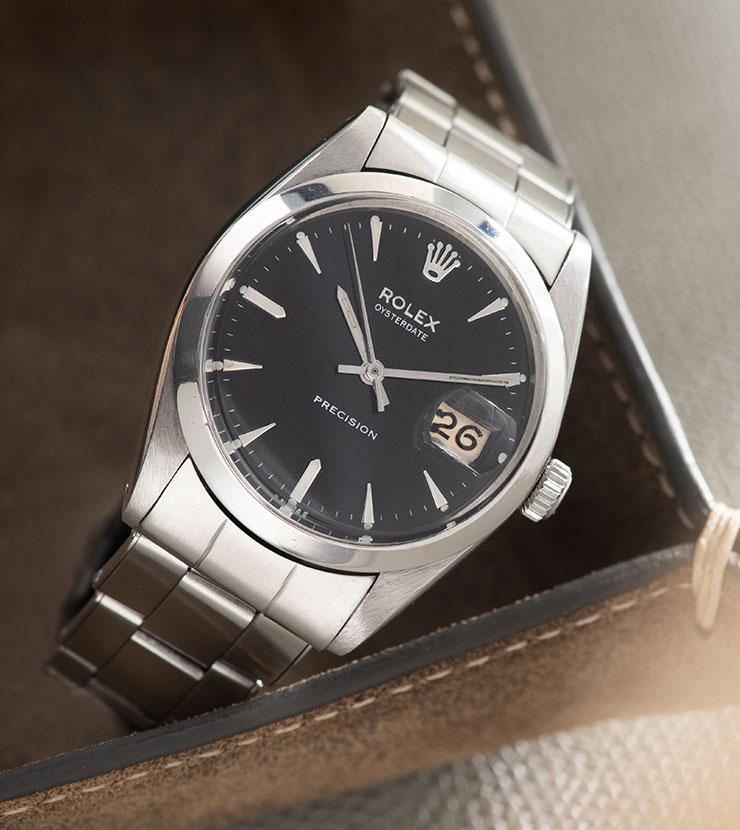 Rolex Oysterdate 6694 Black Dial