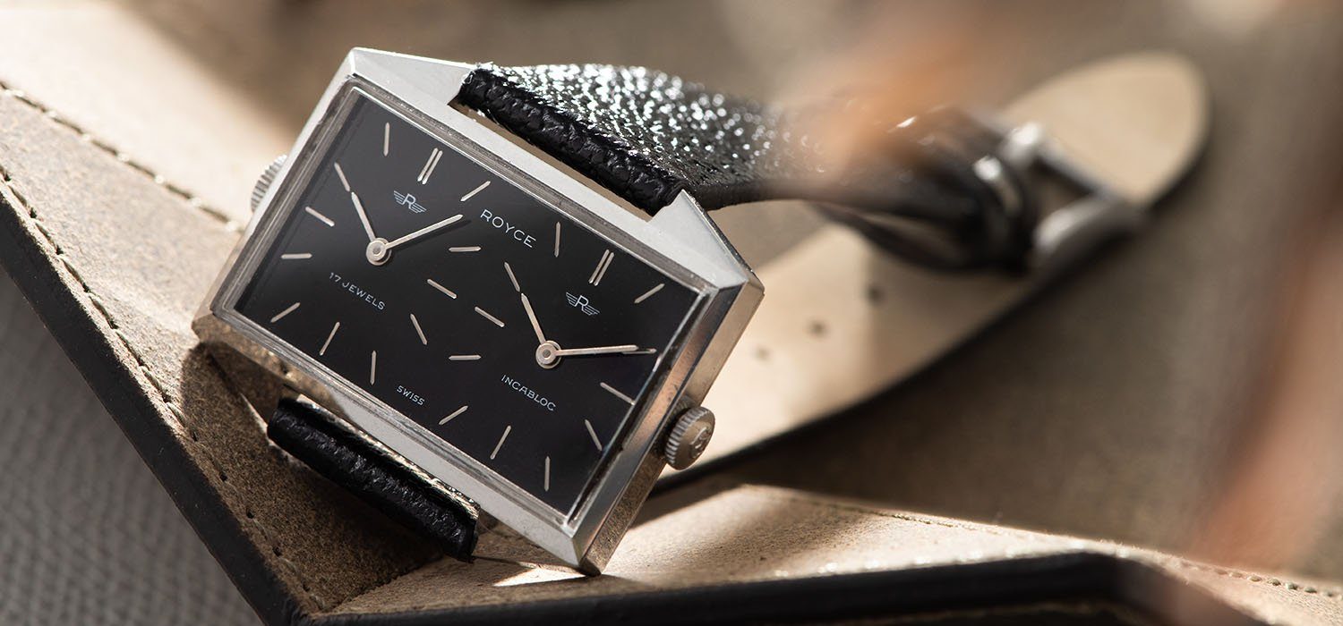 Royce Dual Time Steel Watch
