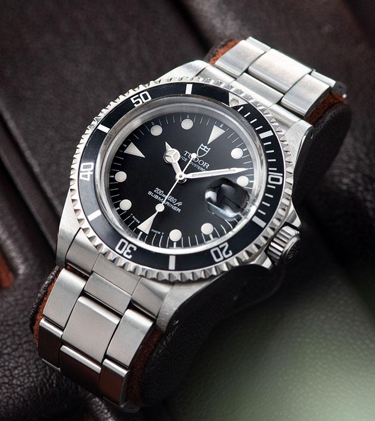 Tudor Submariner Date Black Dial Reference 79090