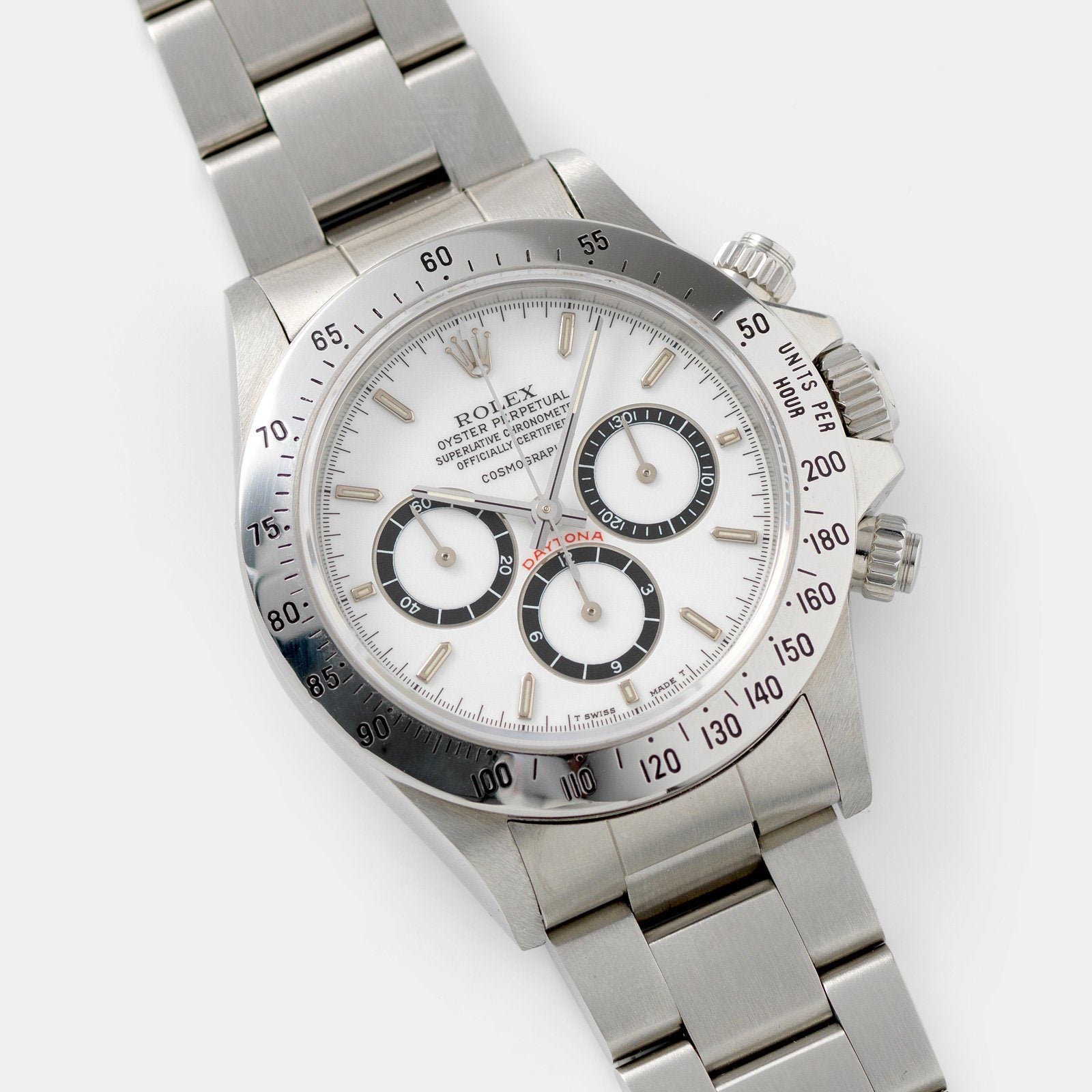 Rolex Daytona Steel 16520 Porcelain Mk1 Dial Box and Papers