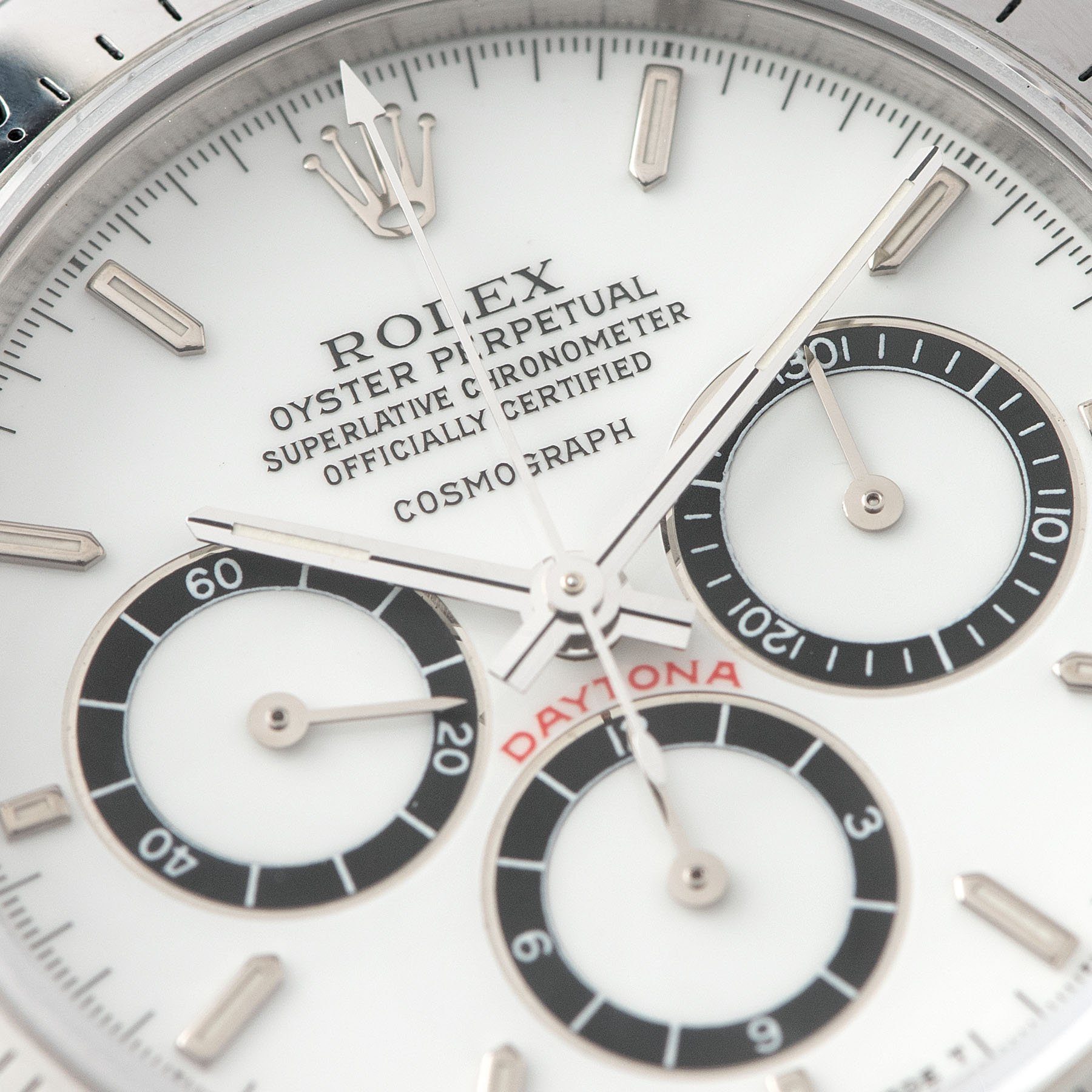 Rolex Daytona Steel 16520 Porcelain Mk1 Dial Box and Papers