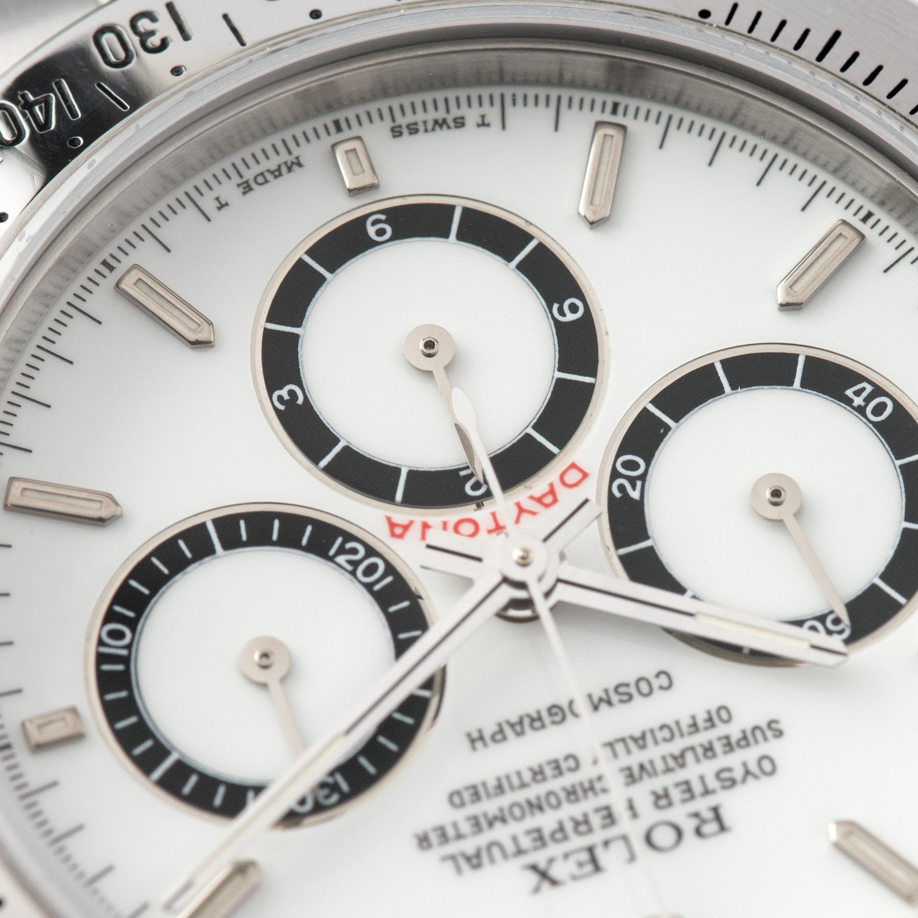Rolex Daytona Steel 16520 Porcelain Mk1 Dial Box and Papers
