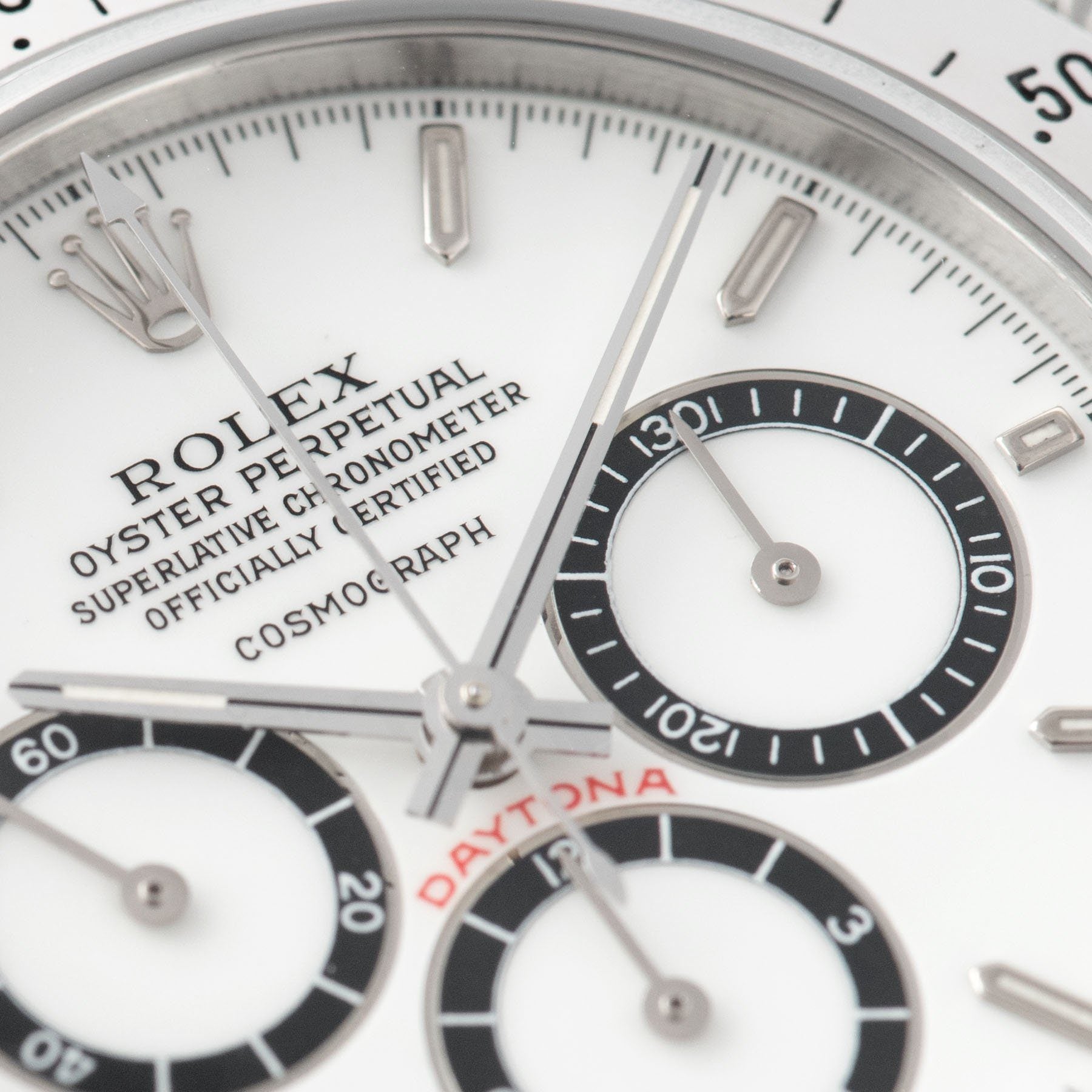 Rolex Daytona Steel 16520 Porcelain Mk1 Dial Box and Papers